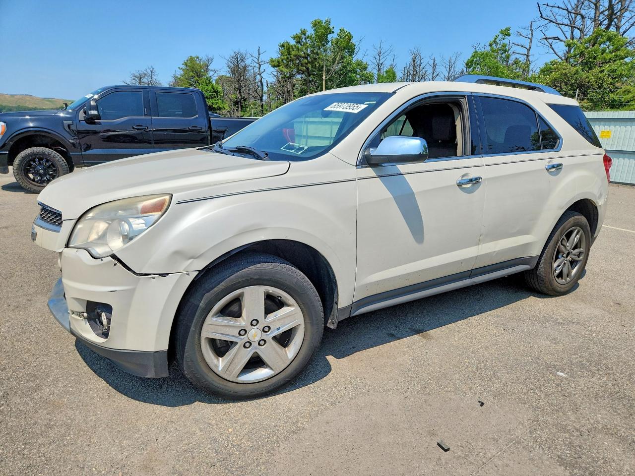 2015 Chevrolet Equinox Ltz Beige vin: 1GNALDEK2FZ120908