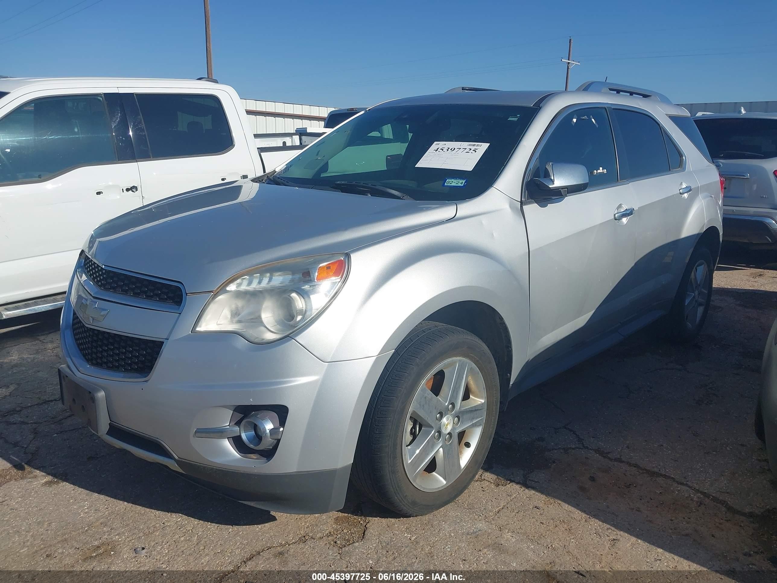 2015 Chevrolet Equinox Ltz Silver vin: 1GNALDEK2FZ128197
