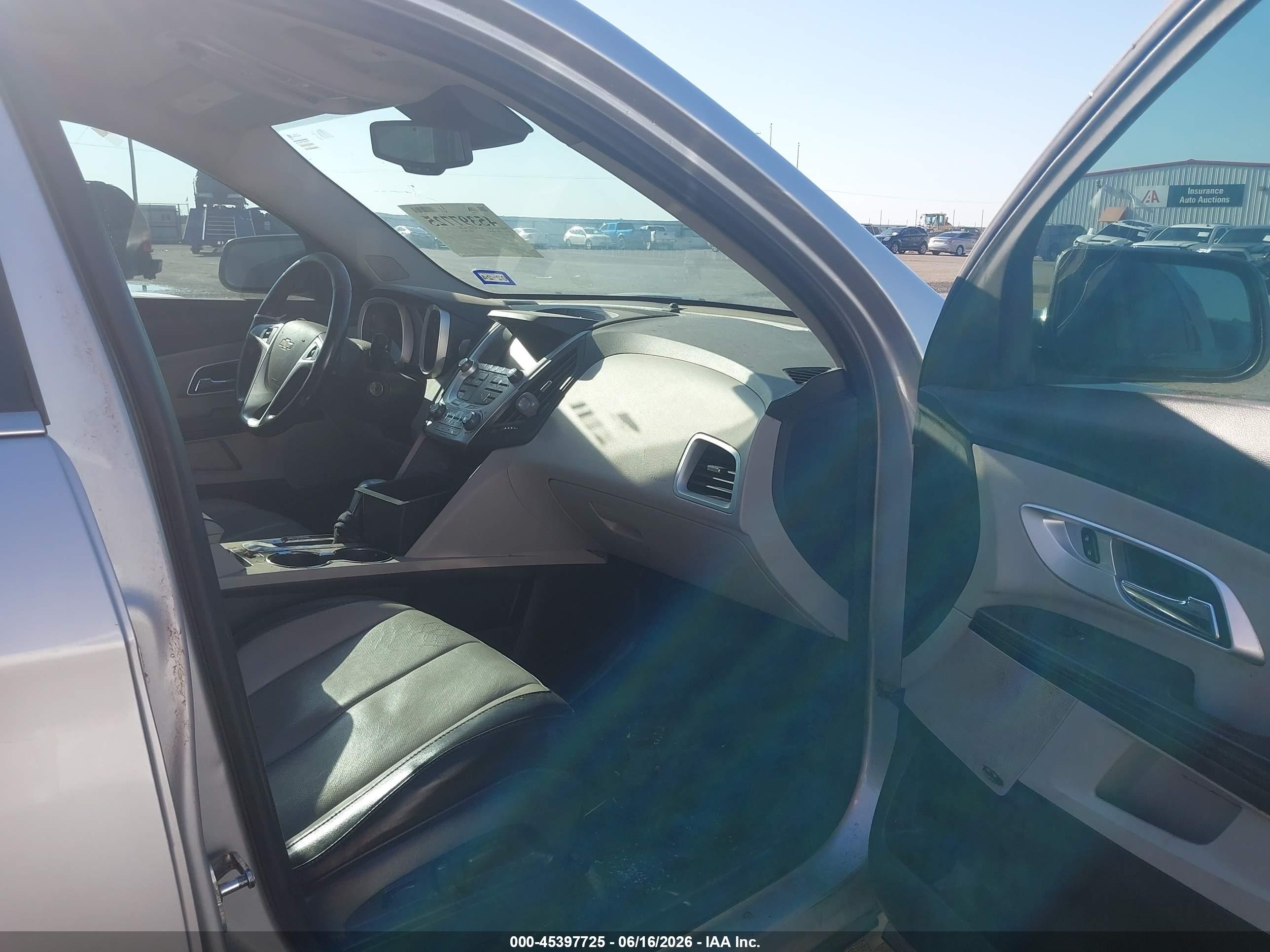 2015 Chevrolet Equinox Ltz Silver vin: 1GNALDEK2FZ128197