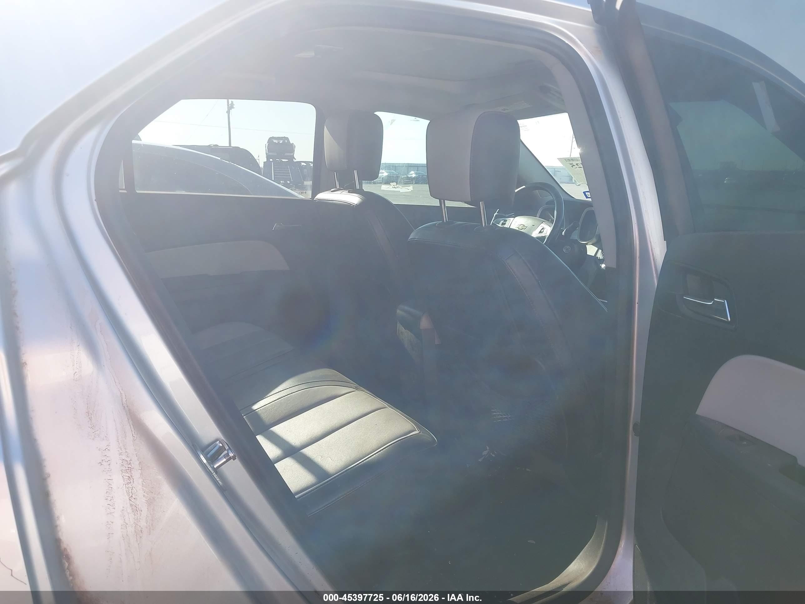 2015 Chevrolet Equinox Ltz Silver vin: 1GNALDEK2FZ128197