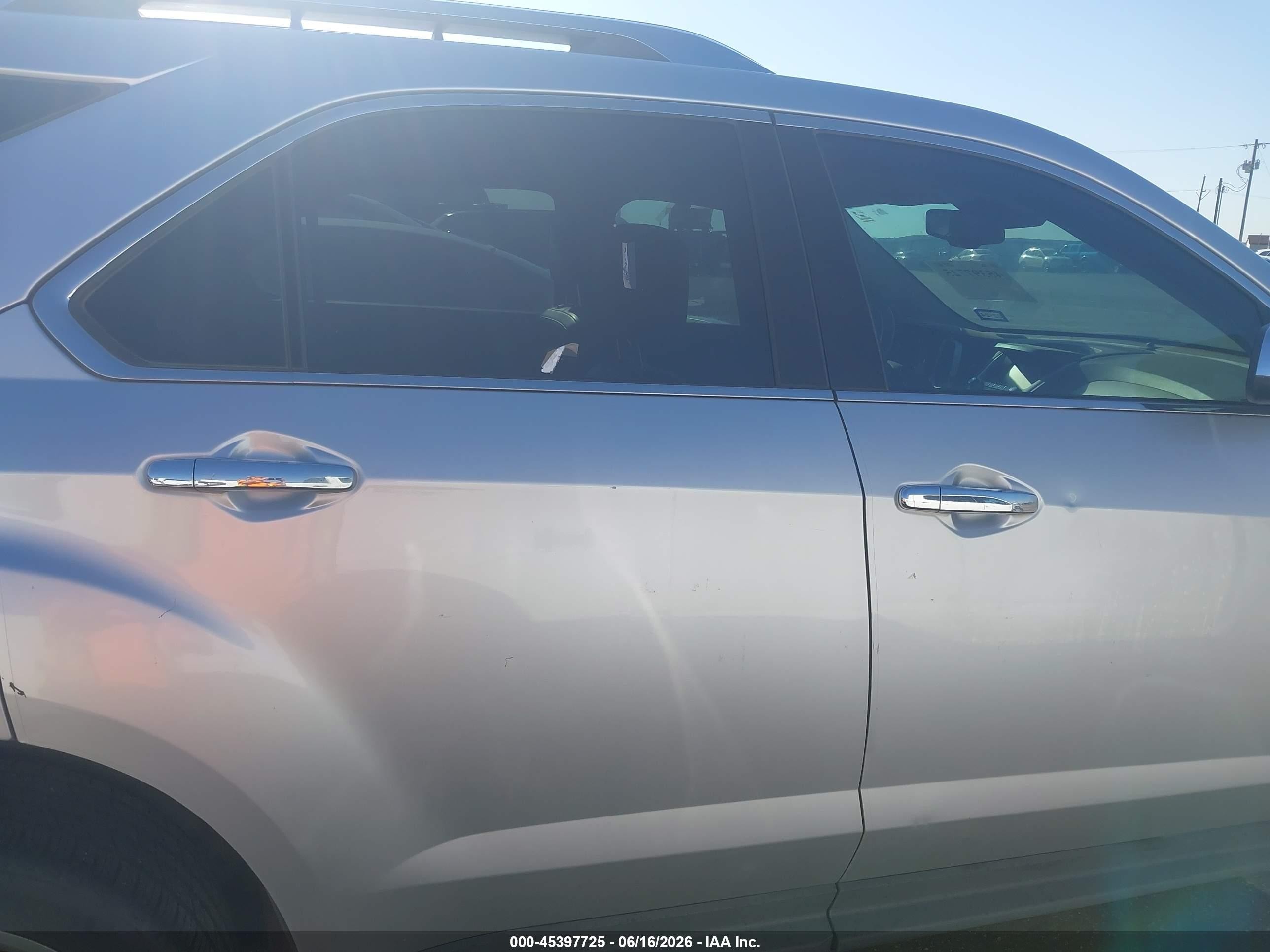 2015 Chevrolet Equinox Ltz Silver vin: 1GNALDEK2FZ128197