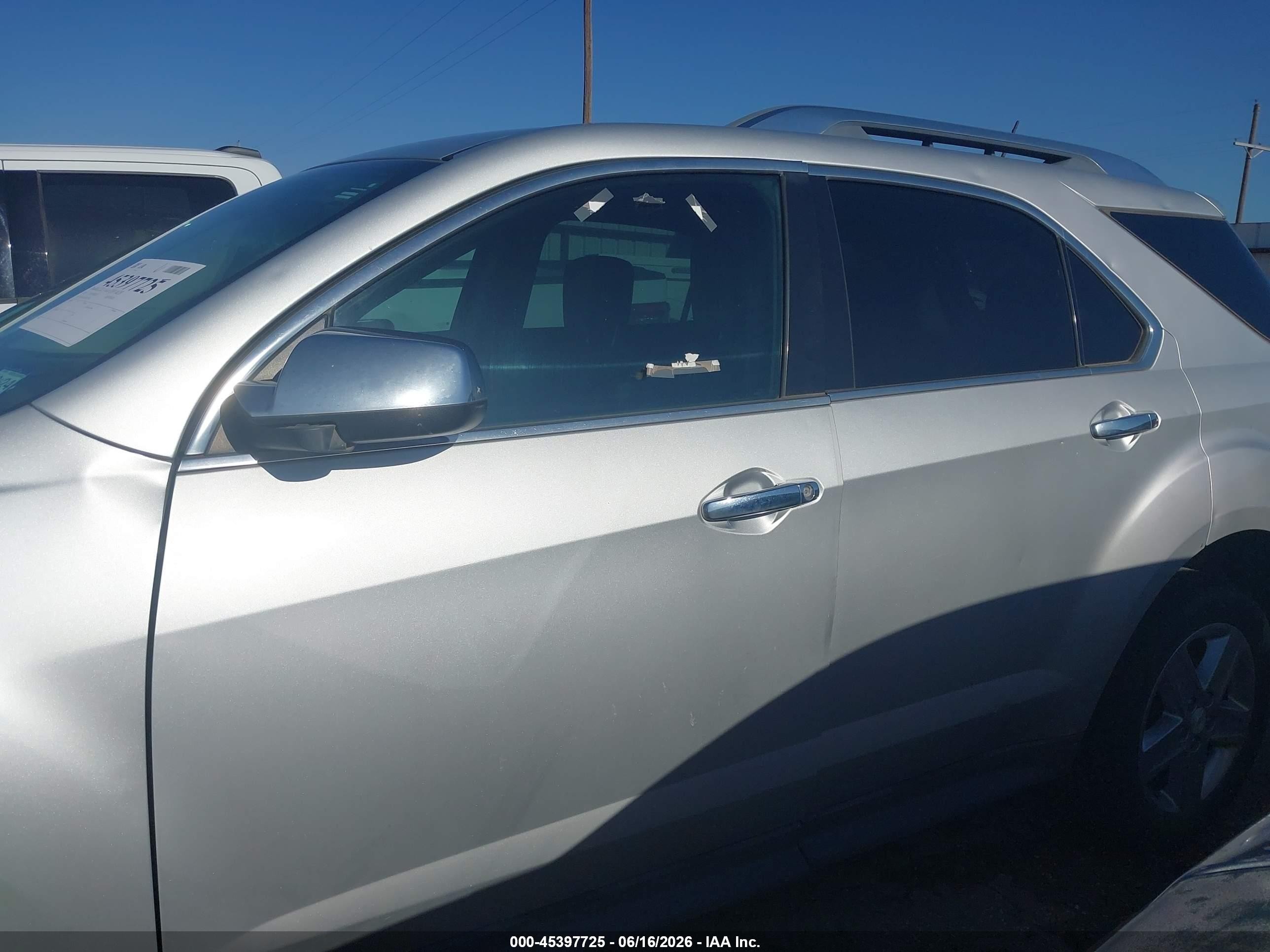 2015 Chevrolet Equinox Ltz Silver vin: 1GNALDEK2FZ128197