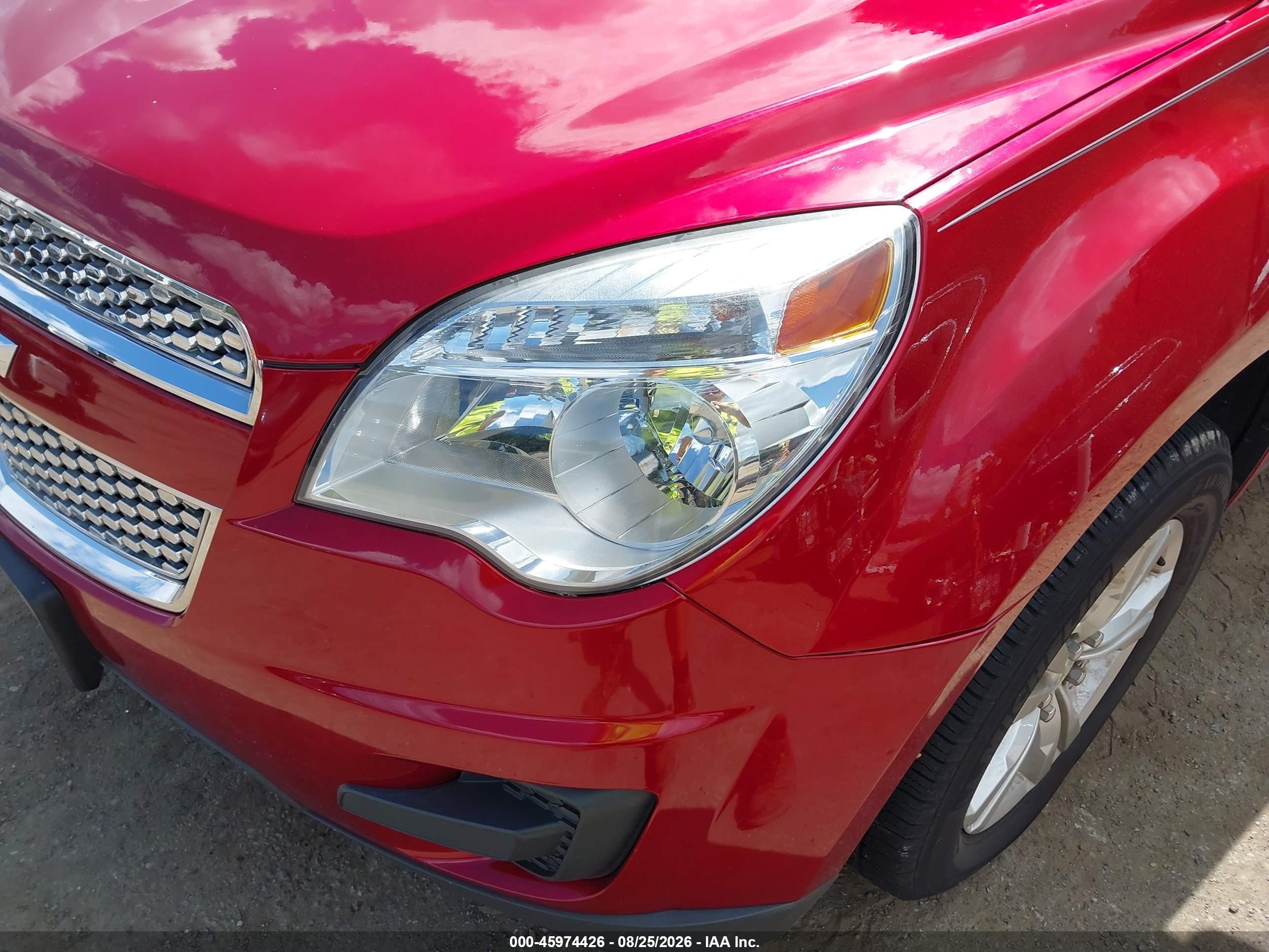2013 Chevrolet Equinox 1lt Красный vin: 1GNALDEK4DZ101354