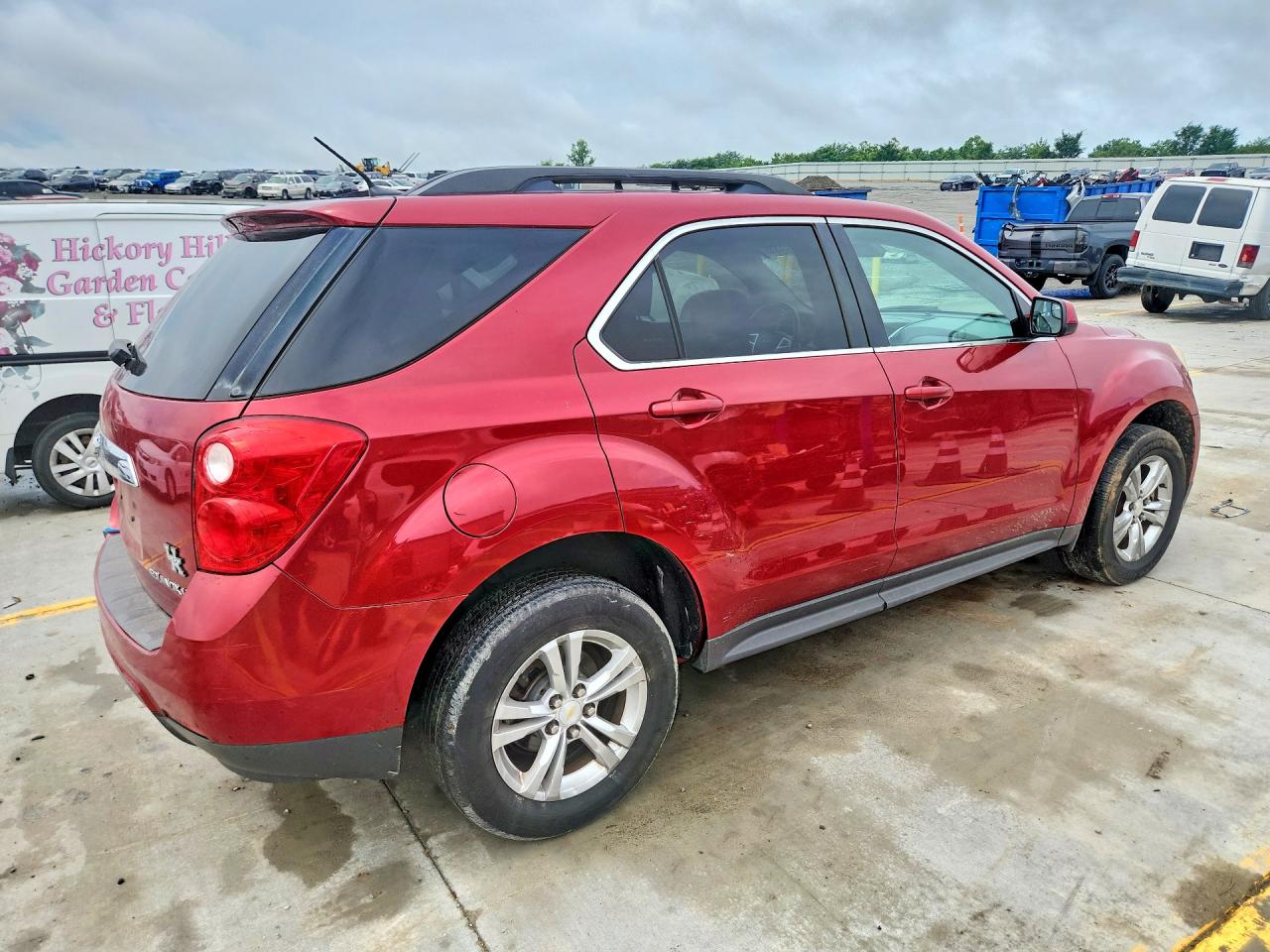 2013 Chevrolet Equinox Red vin: 1GNALDEK4DZ132071