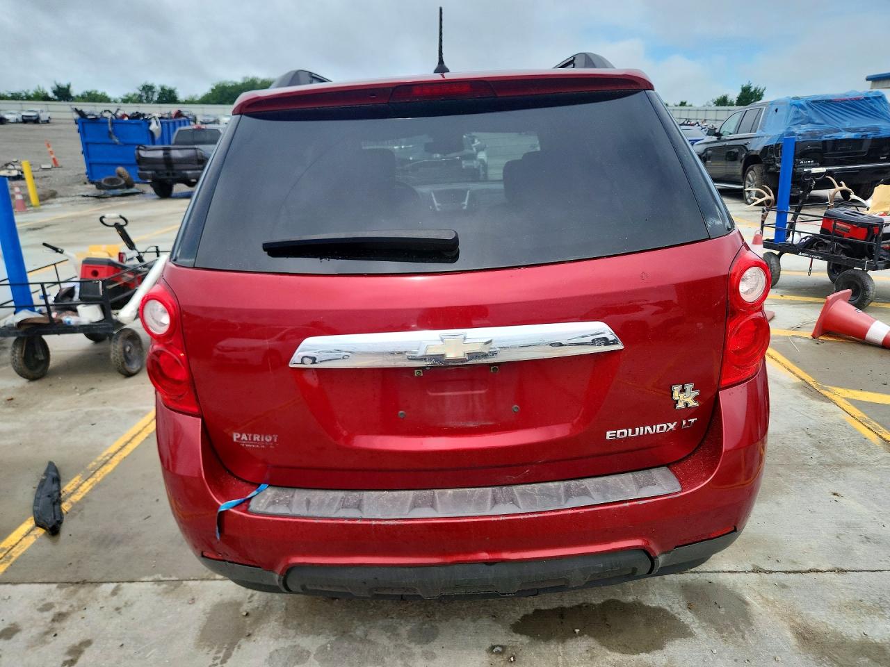 2013 Chevrolet Equinox Red vin: 1GNALDEK4DZ132071