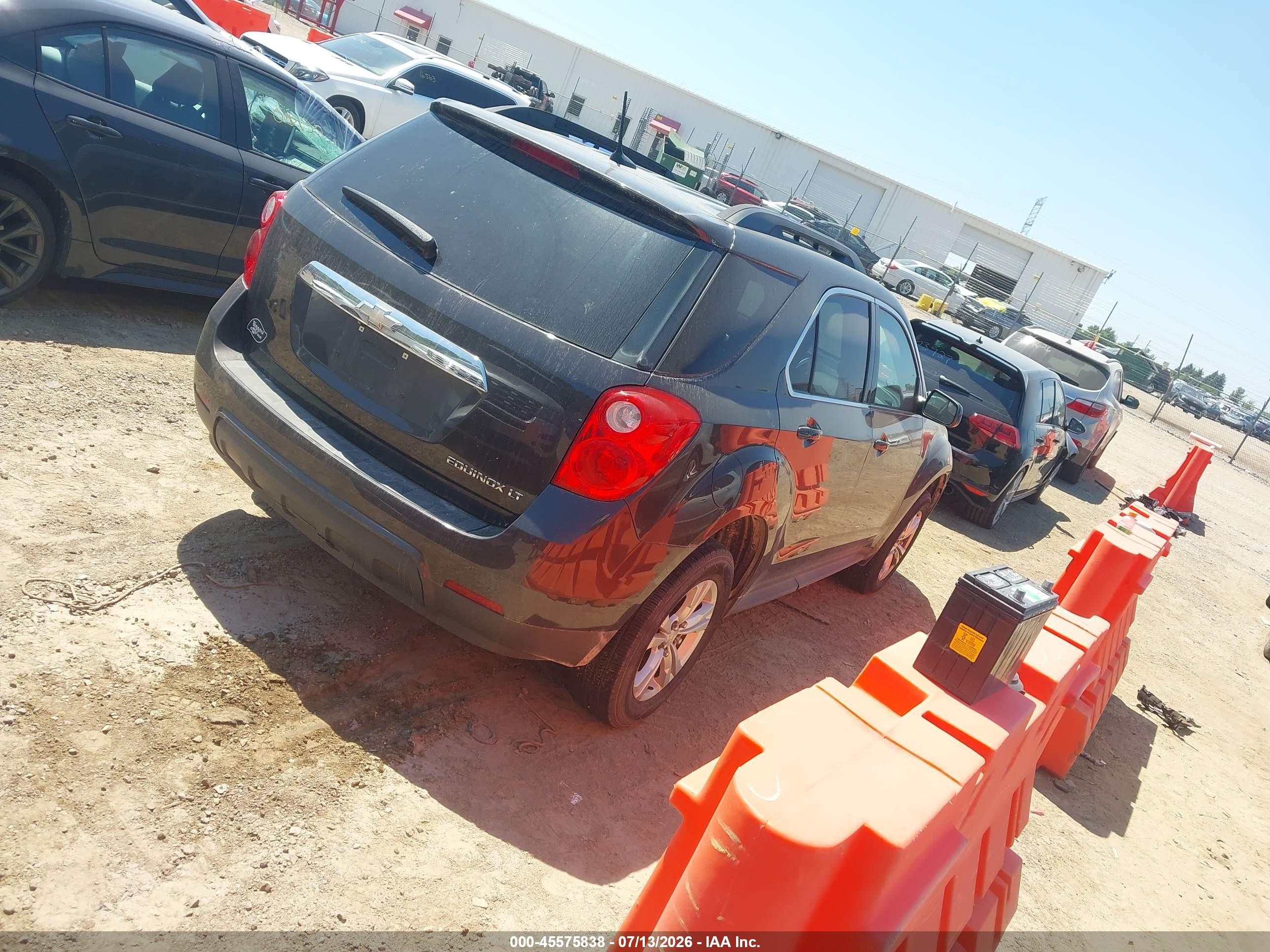 2013 Chevrolet Equinox Lt Gray vin: 1GNALDEK4DZ133902