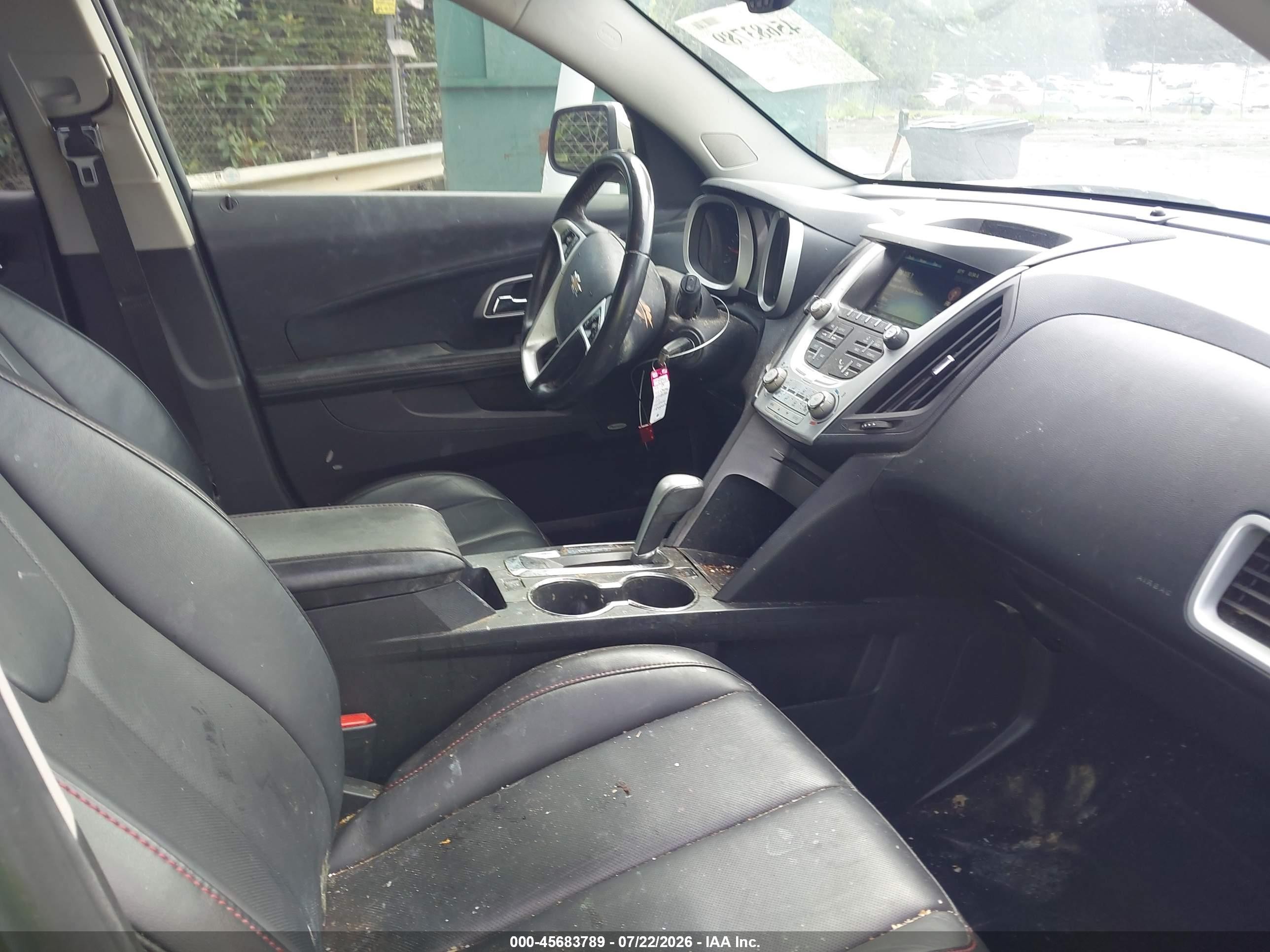 2015 Chevrolet Equinox Ltz Серебряный vin: 1GNALDEK4FZ108646
