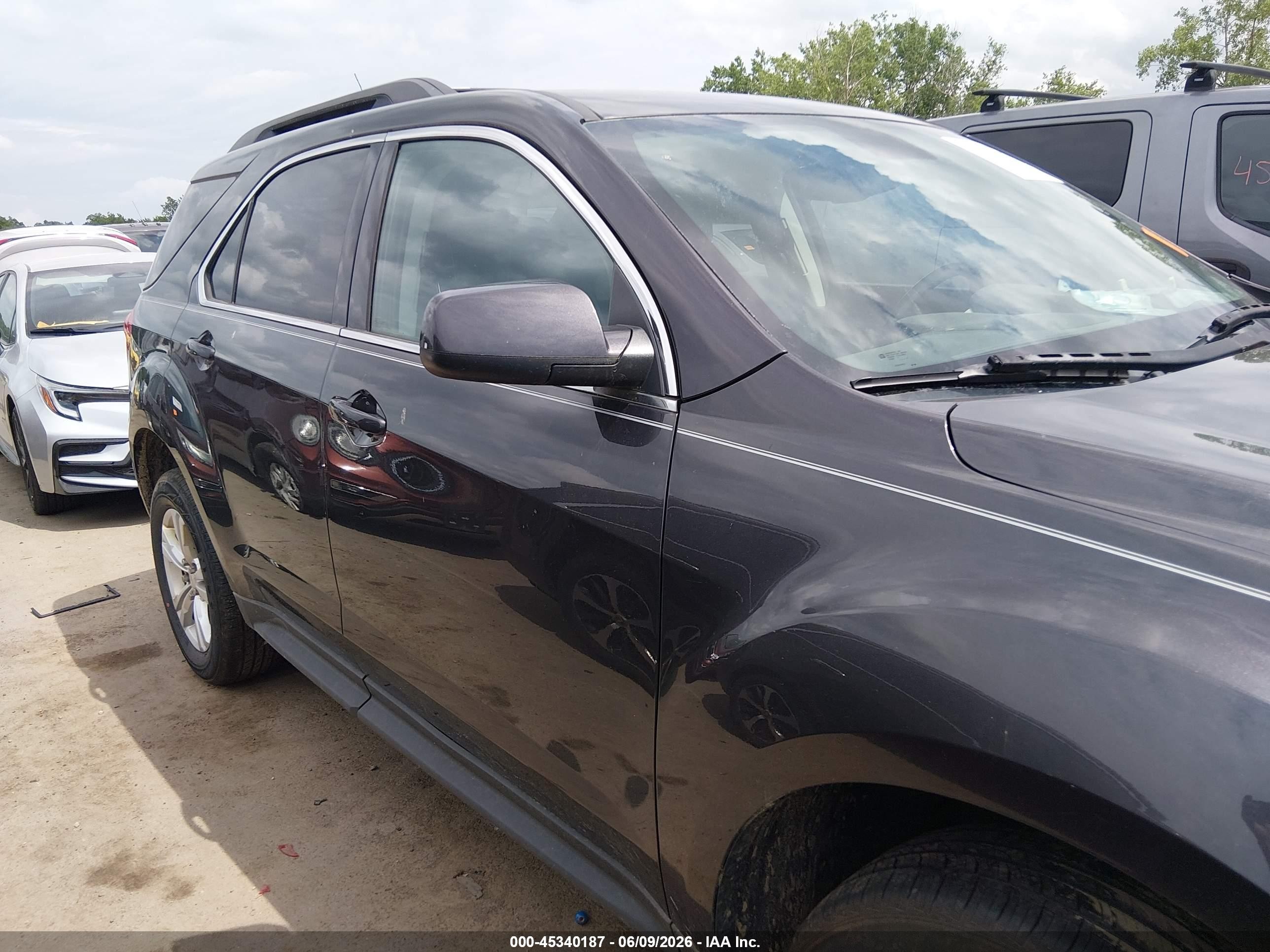 2013 Chevrolet Equinox 1lt Gray vin: 1GNALDEK5DZ119765