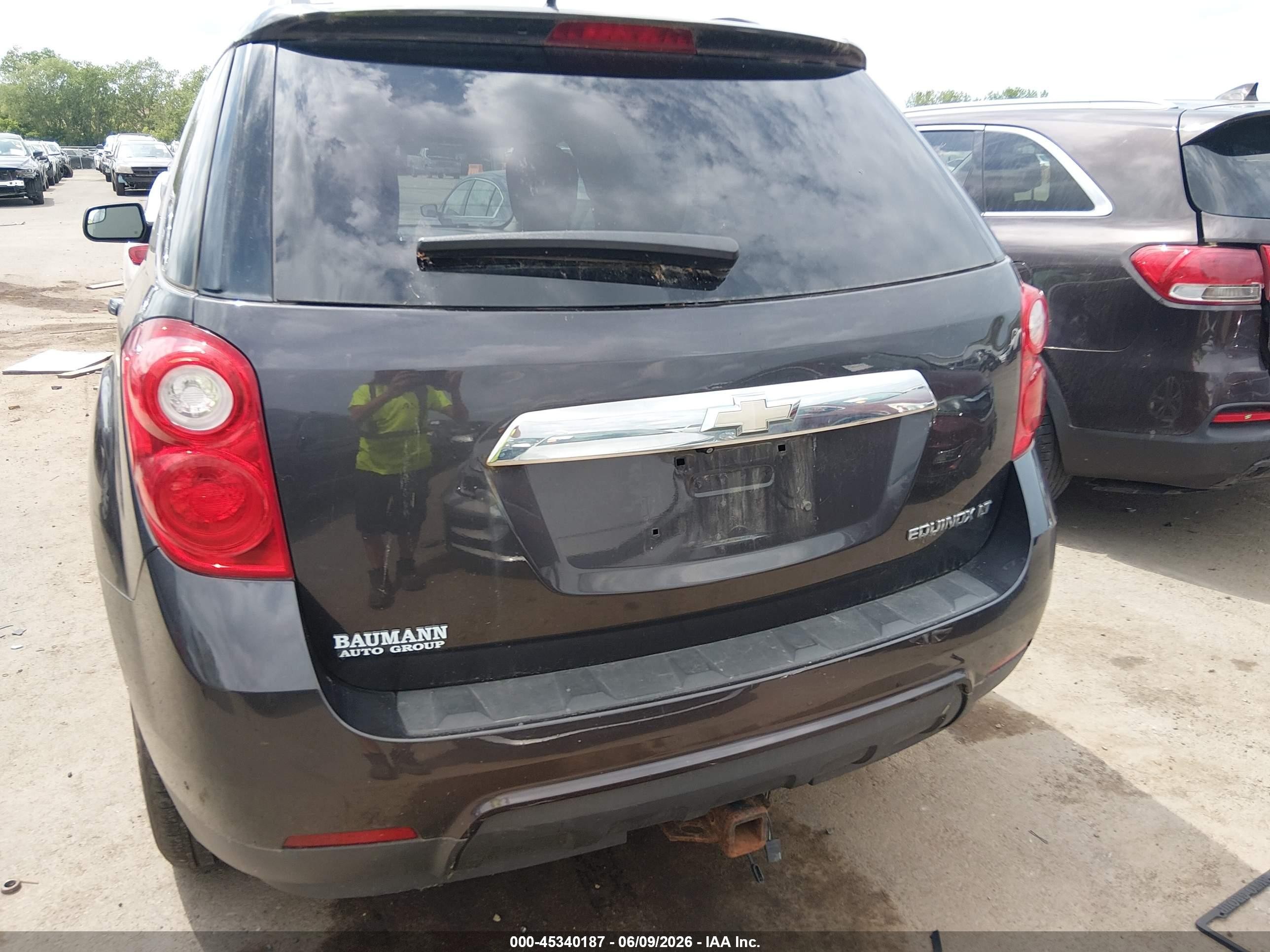 2013 Chevrolet Equinox 1lt Gray vin: 1GNALDEK5DZ119765
