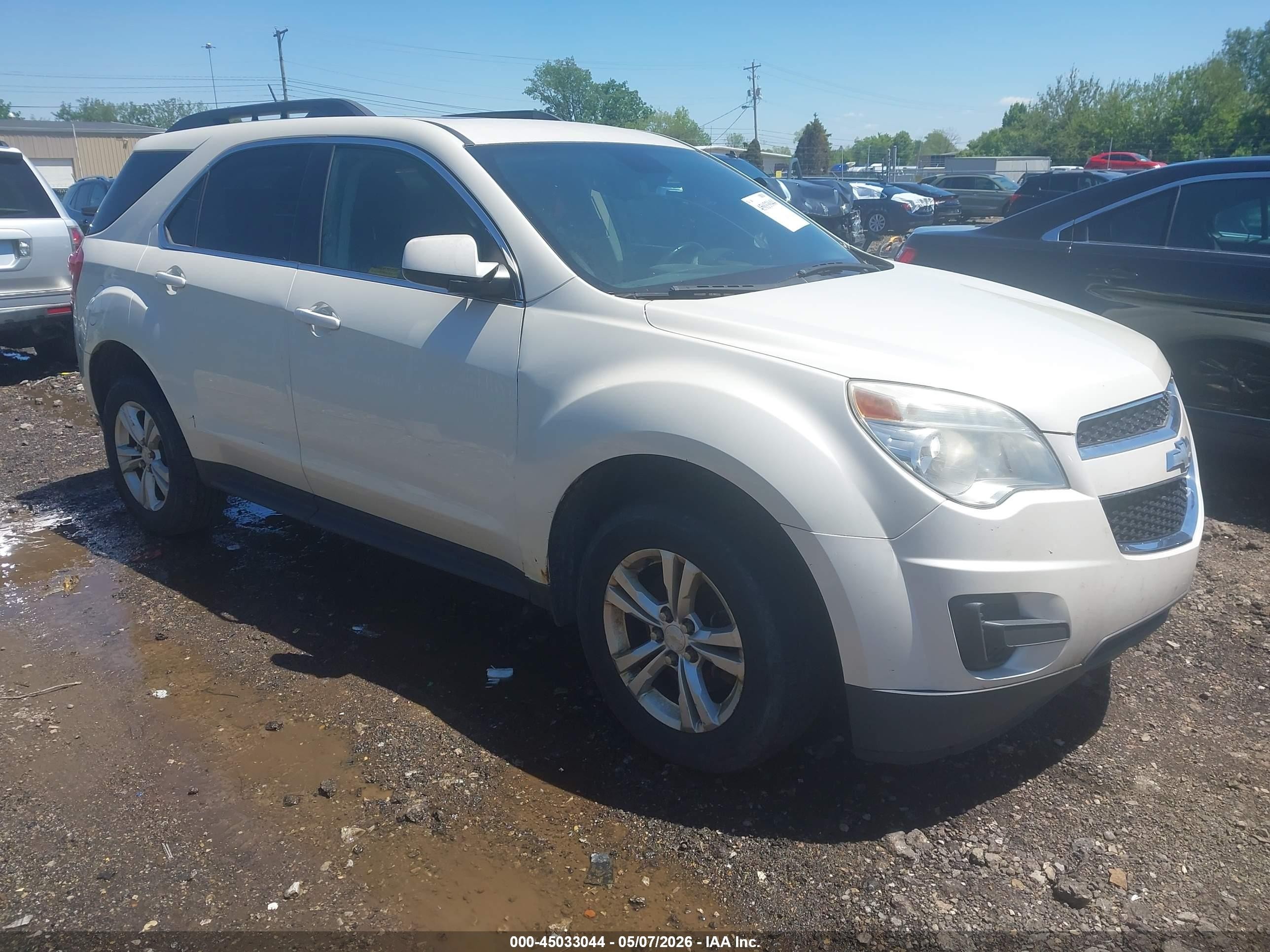 2013 Chevrolet Equinox 1lt White vin: 1GNALDEK6DZ131732