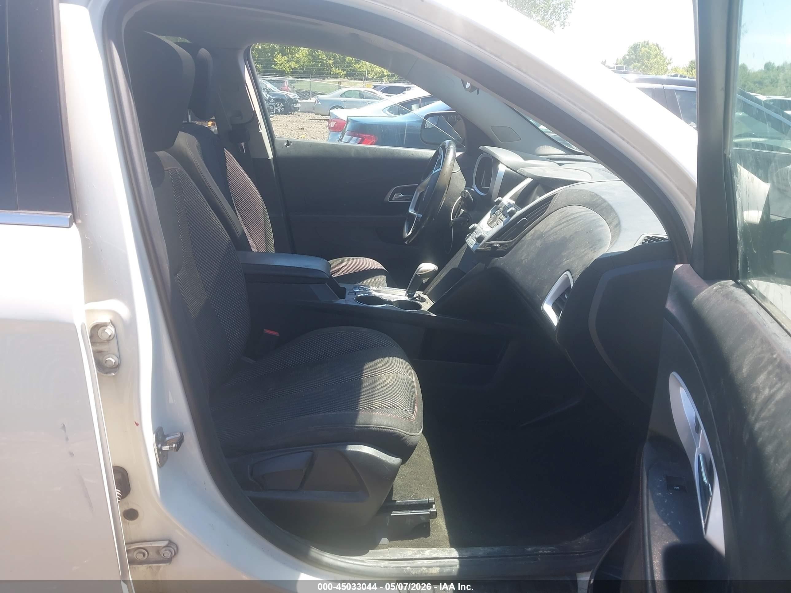 2013 Chevrolet Equinox 1lt White vin: 1GNALDEK6DZ131732