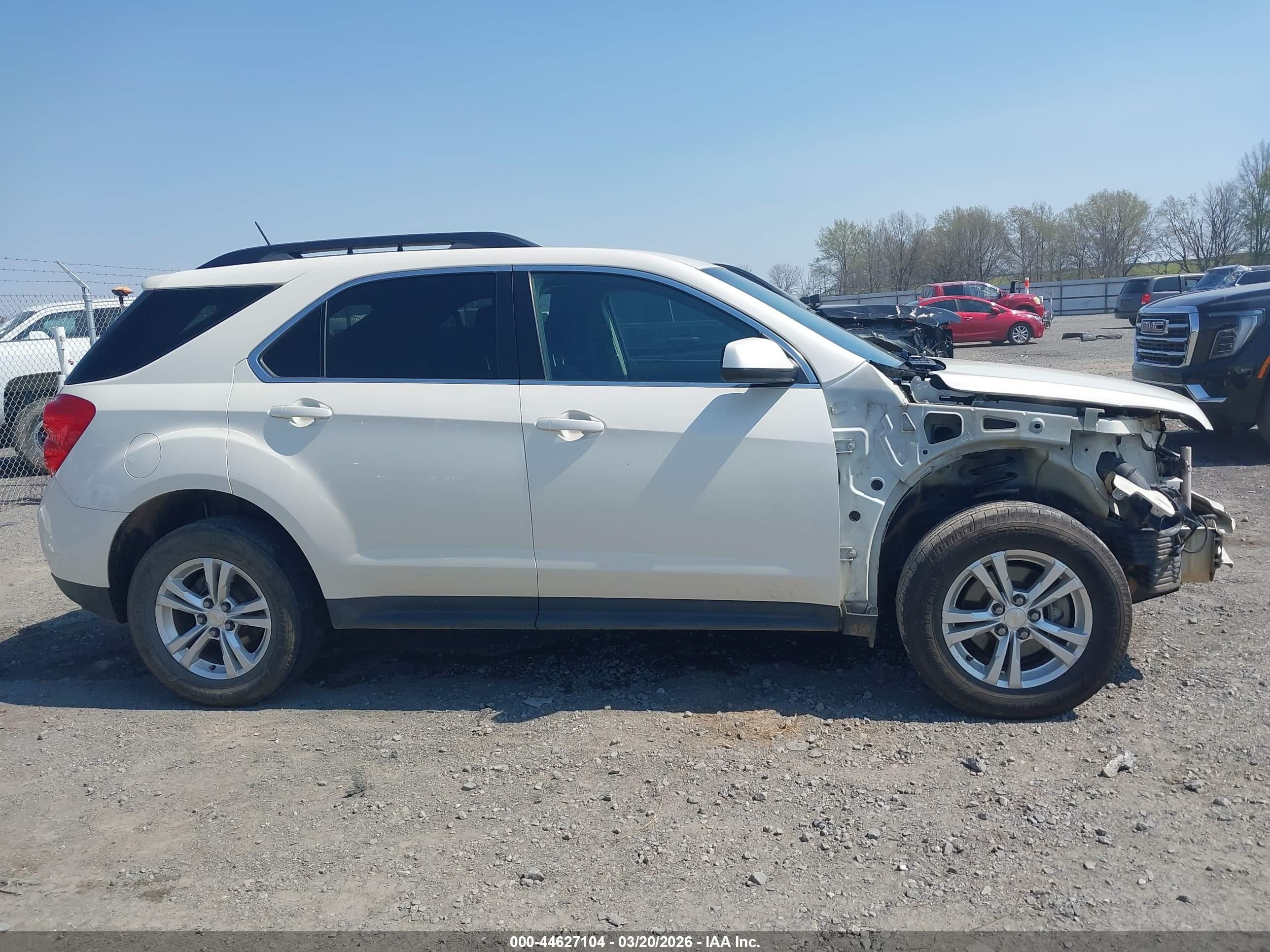 2013 Chevrolet Equinox 1lt Белый vin: 1GNALDEK7DZ123851