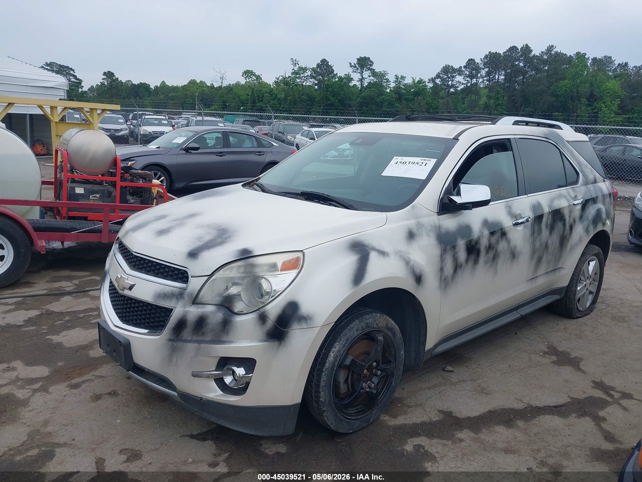 2014 Chevrolet Equinox Ltz Белый vin: 1GNALDEK7EZ100488