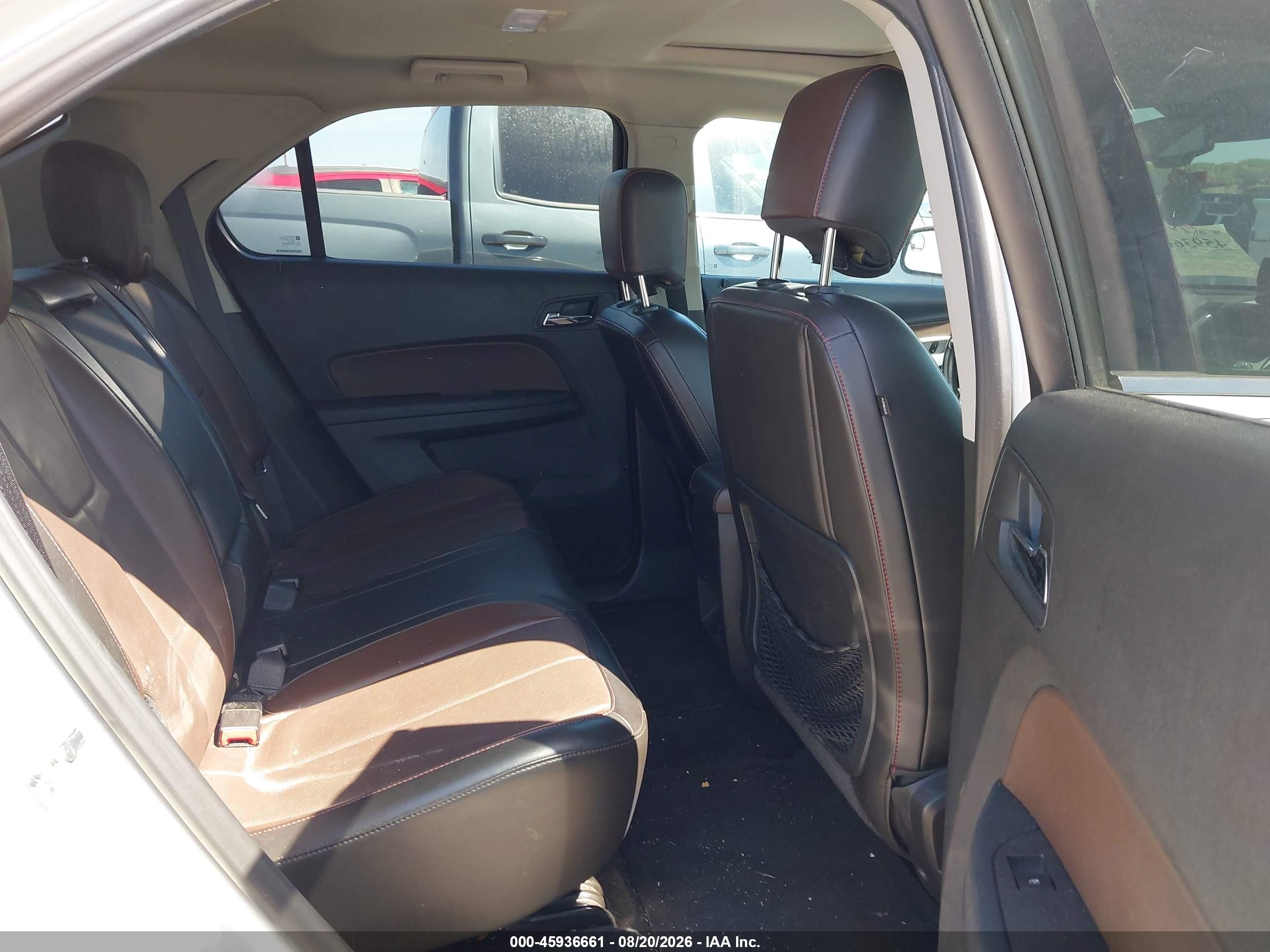 2015 Chevrolet Equinox Ltz White vin: 1GNALDEK7FZ121763
