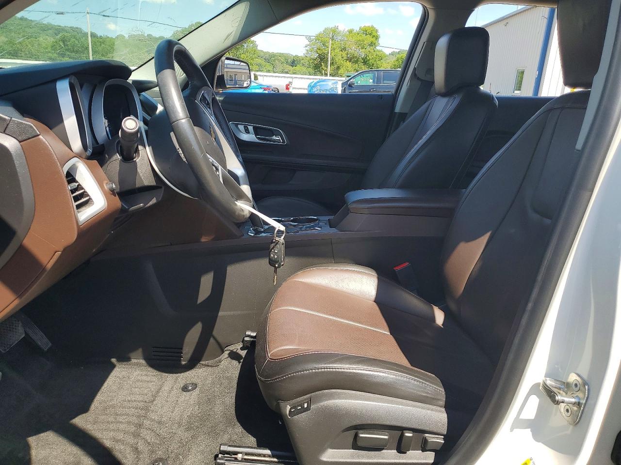 2015 Chevrolet Equinox Ltz White vin: 1GNALDEK7FZ128857