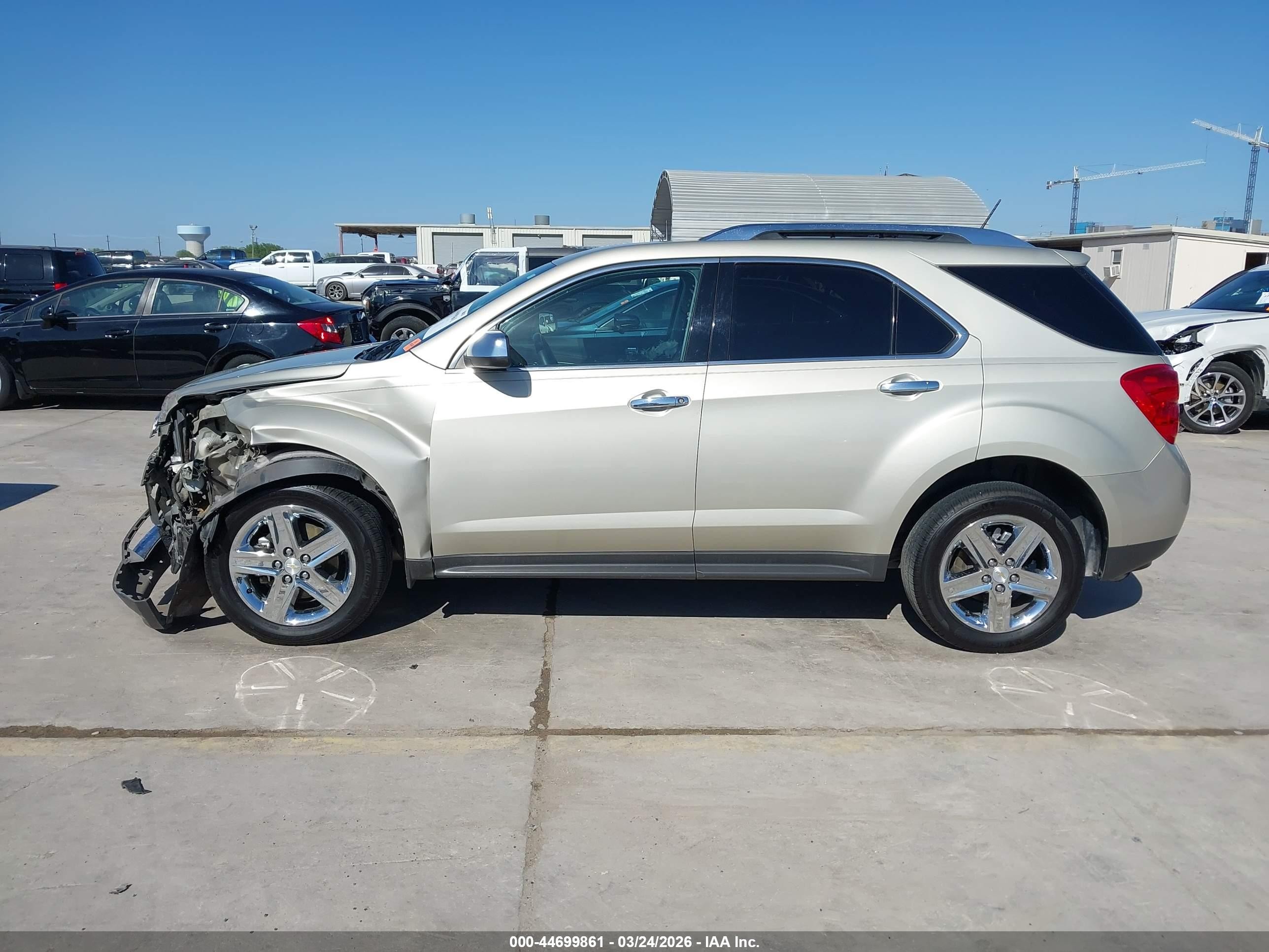 2014 Chevrolet Equinox Ltz Золотой vin: 1GNALDEK8EZ113136