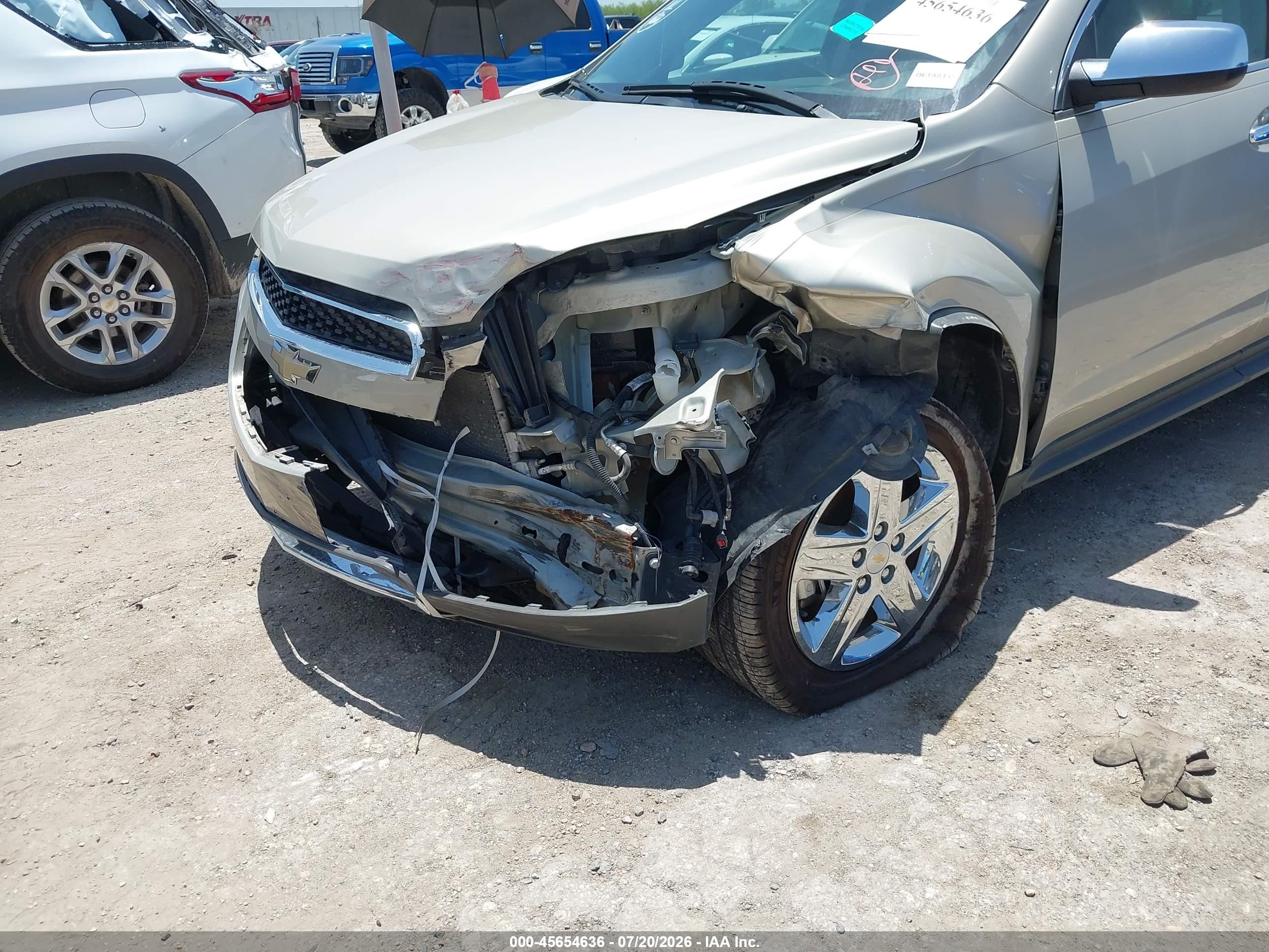 2014 Chevrolet Equinox Ltz Beige vin: 1GNALDEK8EZ113136