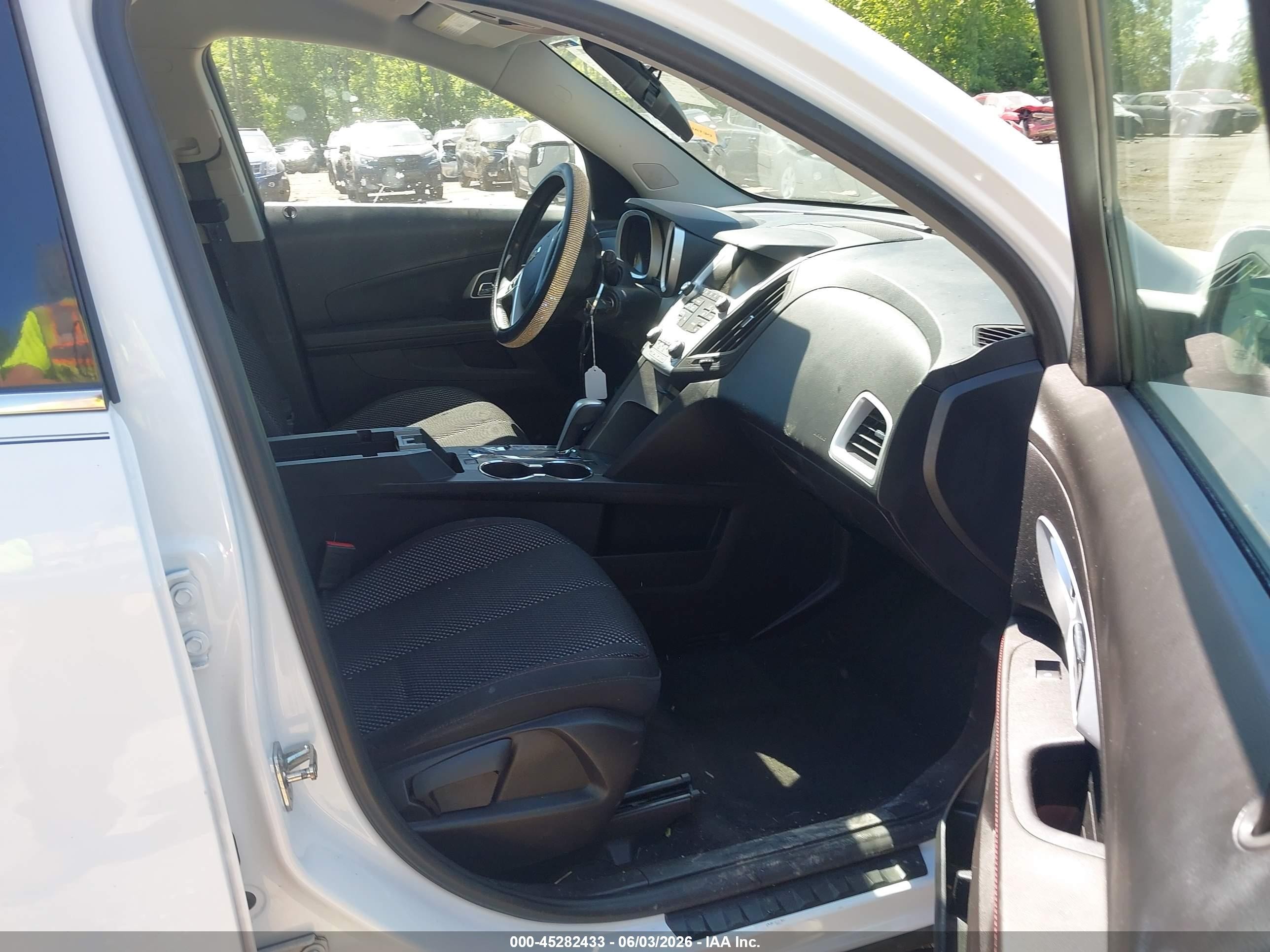 2013 Chevrolet Equinox 1lt White vin: 1GNALDEKXDZ129174