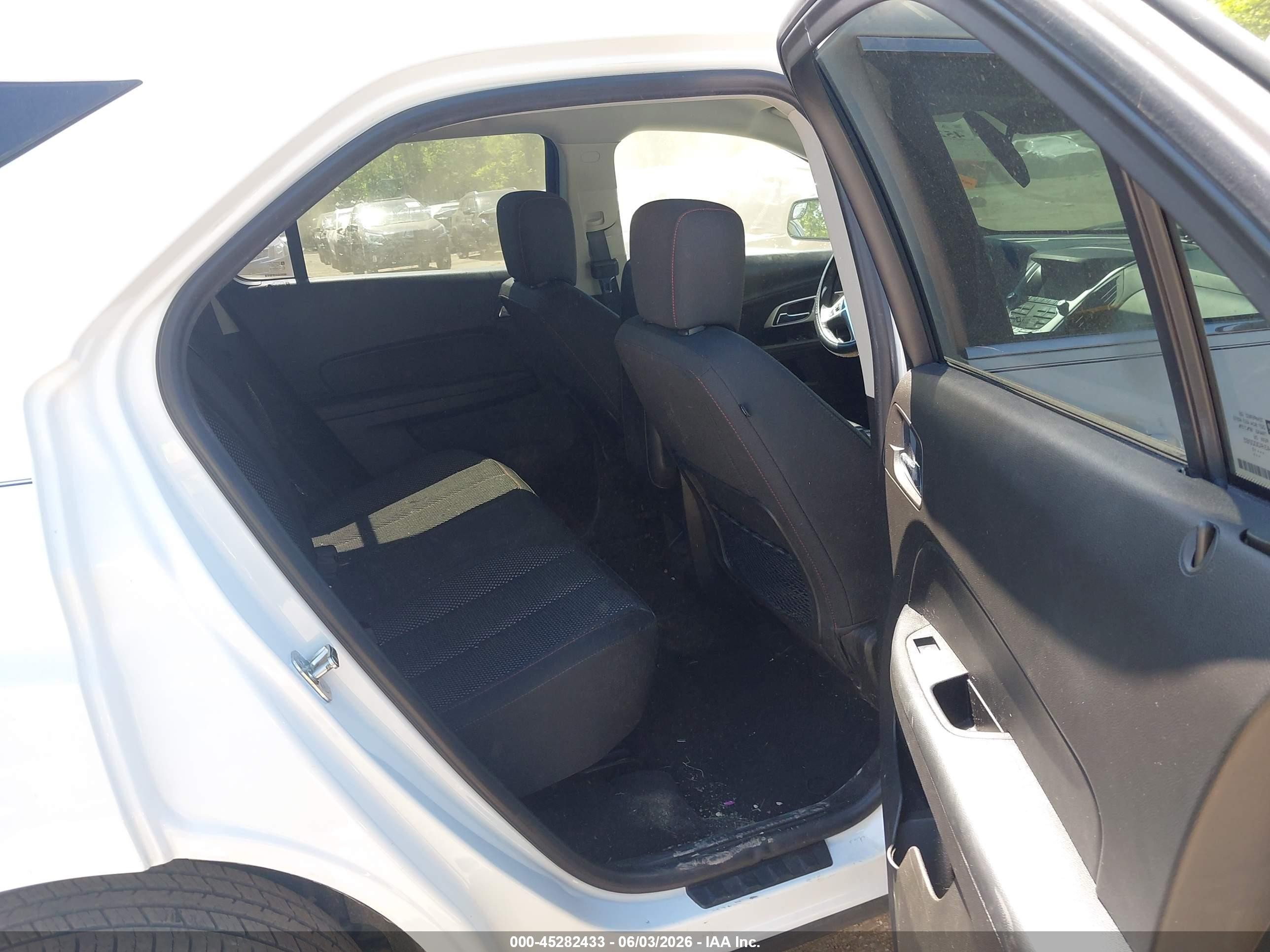 2013 Chevrolet Equinox 1lt White vin: 1GNALDEKXDZ129174