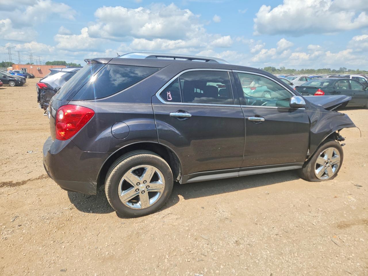 2014 Chevrolet Equinox Ltz Gray vin: 1GNALDEKXEZ134313