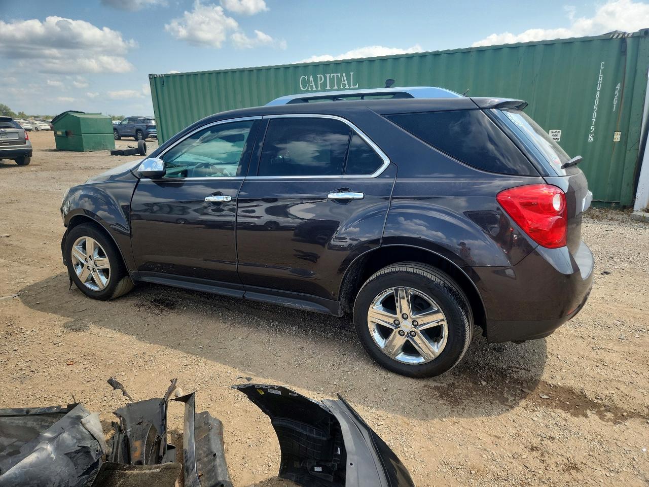 2014 Chevrolet Equinox Ltz Gray vin: 1GNALDEKXEZ134313