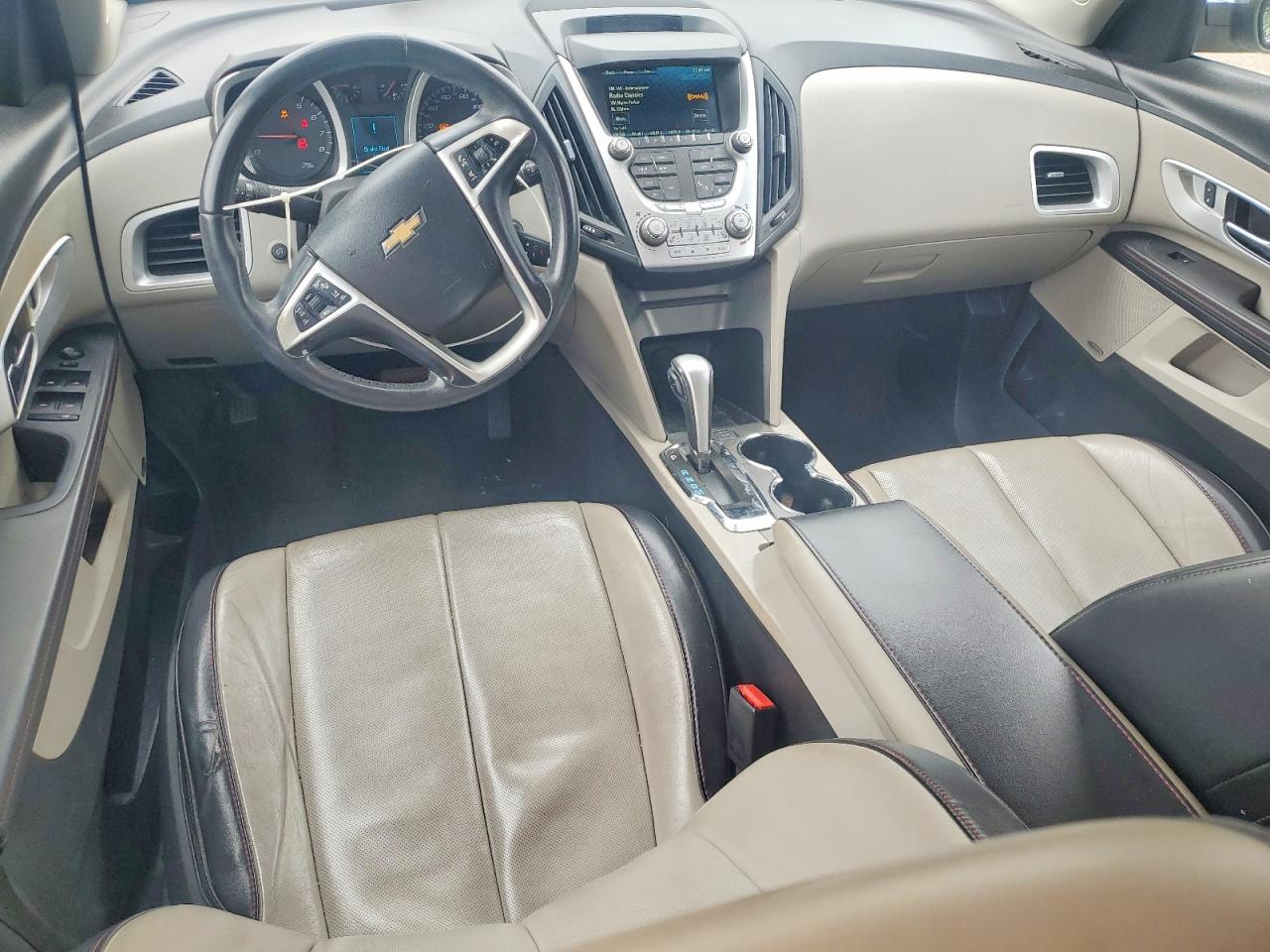 2013 Chevrolet Equinox Ltz Cream vin: 1GNALFEK1DZ119077