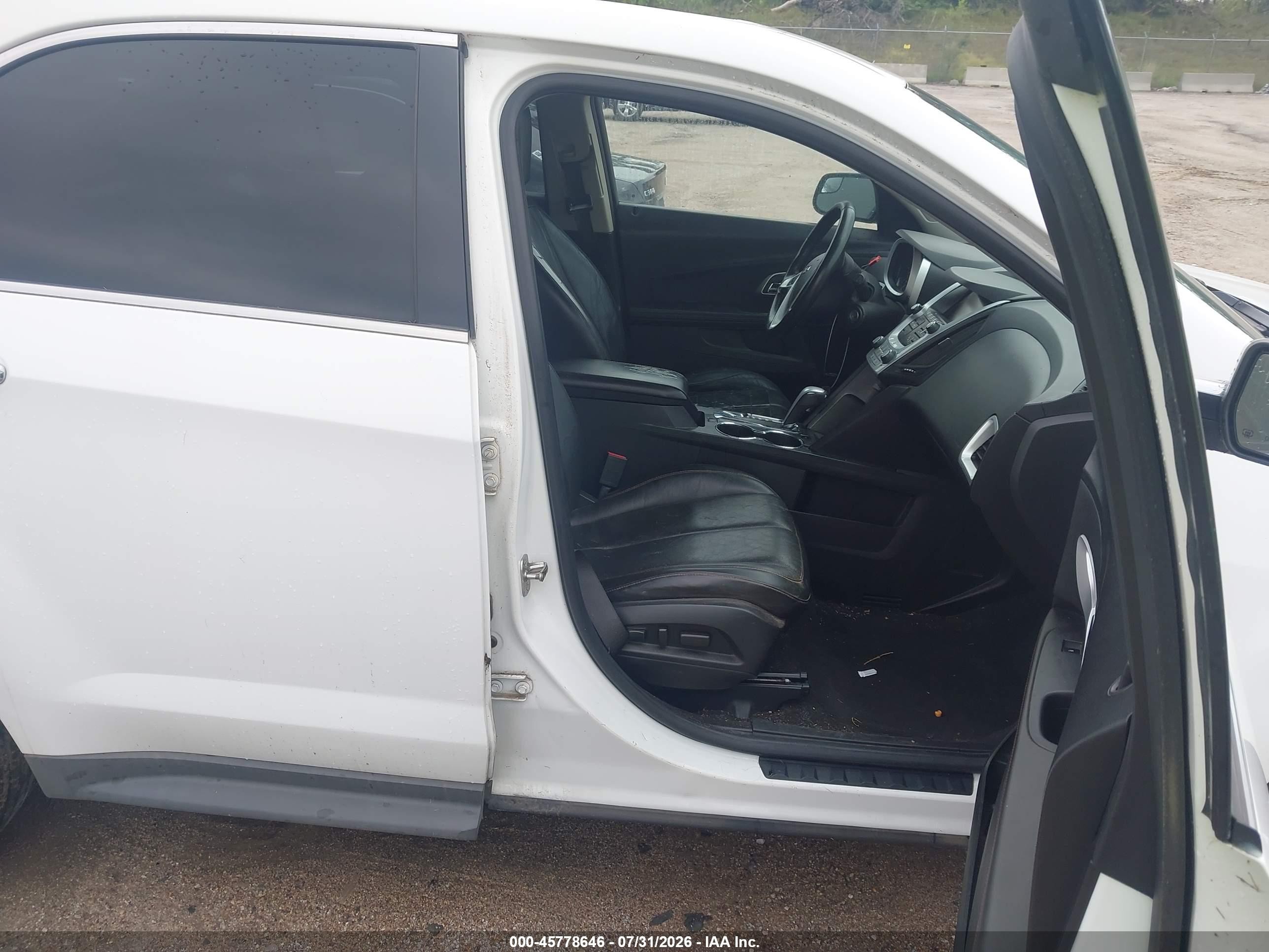 2013 Chevrolet Equinox Ltz Белый vin: 1GNALFEK1DZ119192