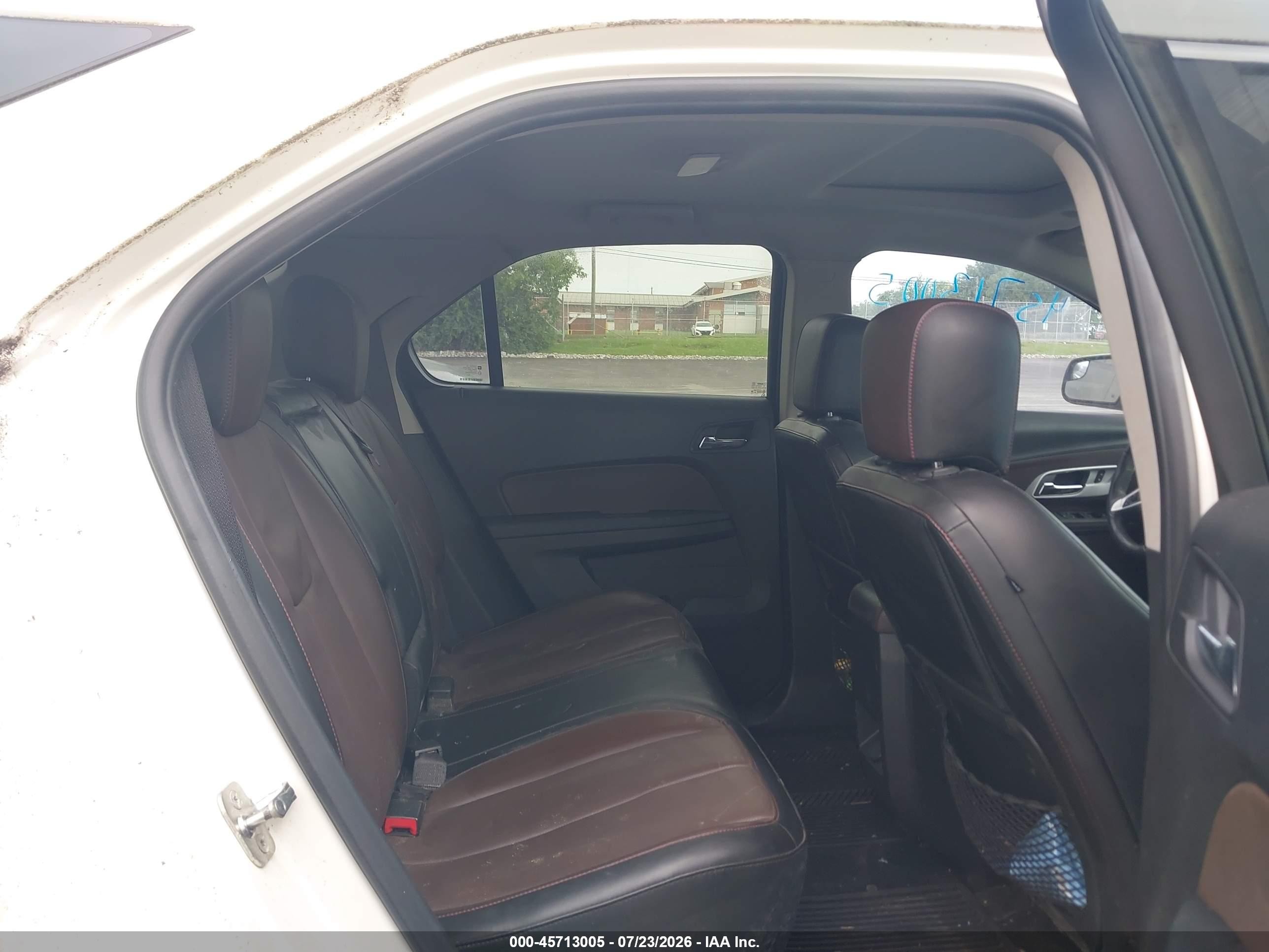 2013 Chevrolet Equinox Ltz White vin: 1GNALFEK3DZ123857