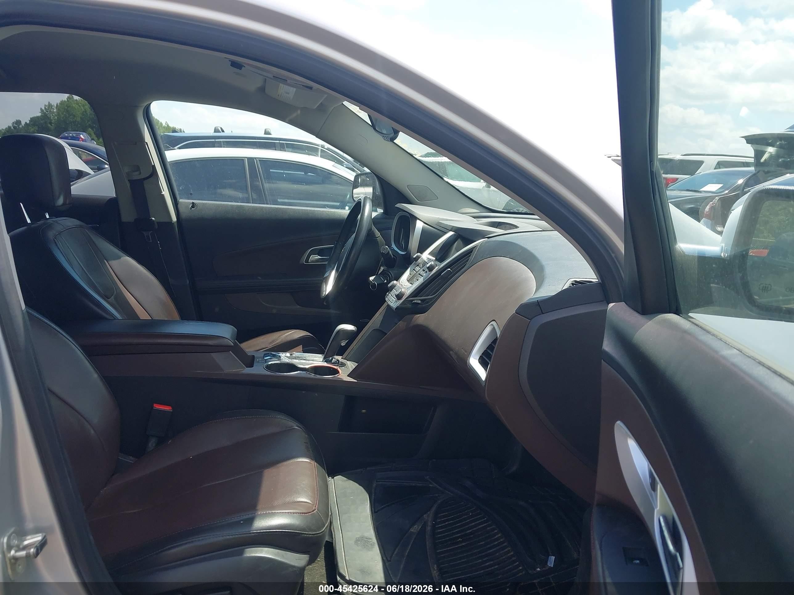 2013 Chevrolet Equinox Ltz Silver vin: 1GNALFEK5DZ105439