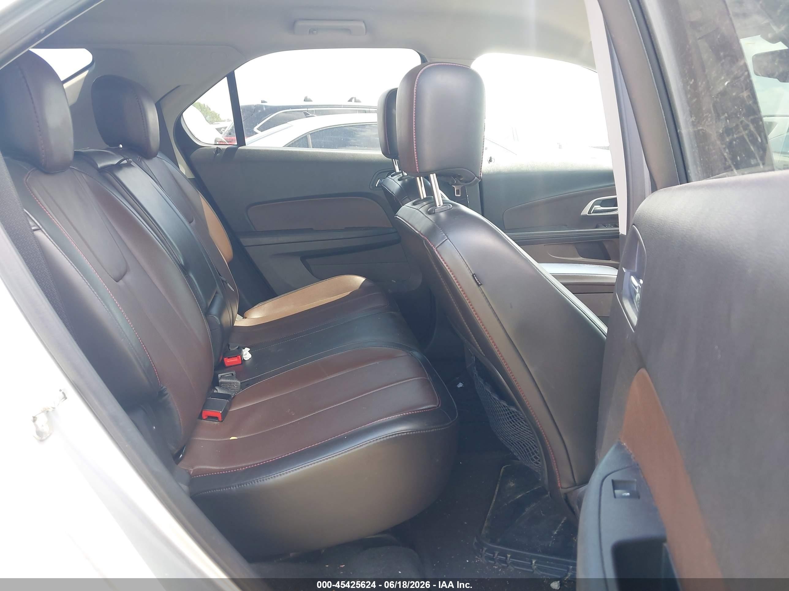 2013 Chevrolet Equinox Ltz Silver vin: 1GNALFEK5DZ105439