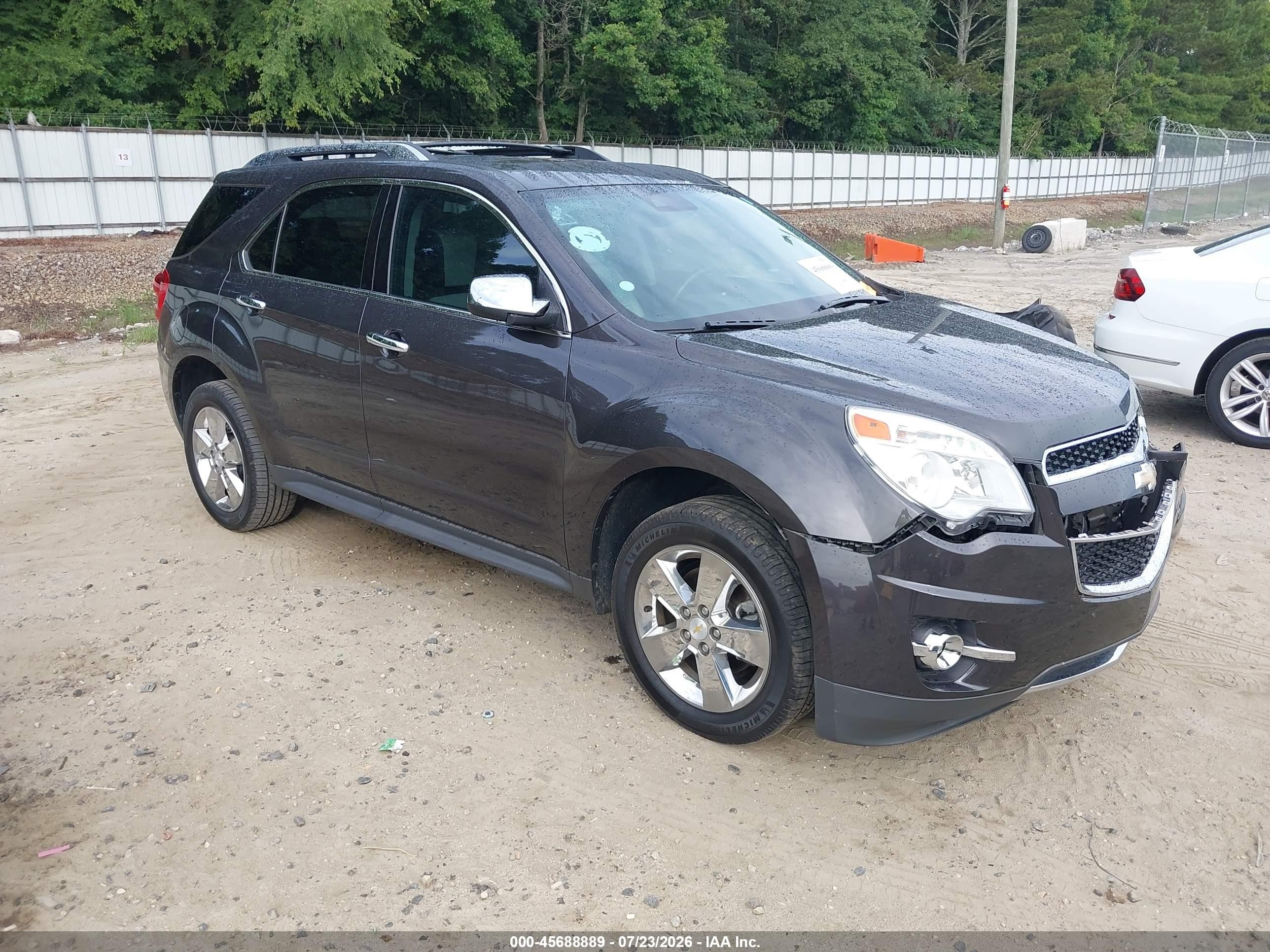 2013 Chevrolet Equinox Ltz Фиолетовый vin: 1GNALFEK7DZ102879