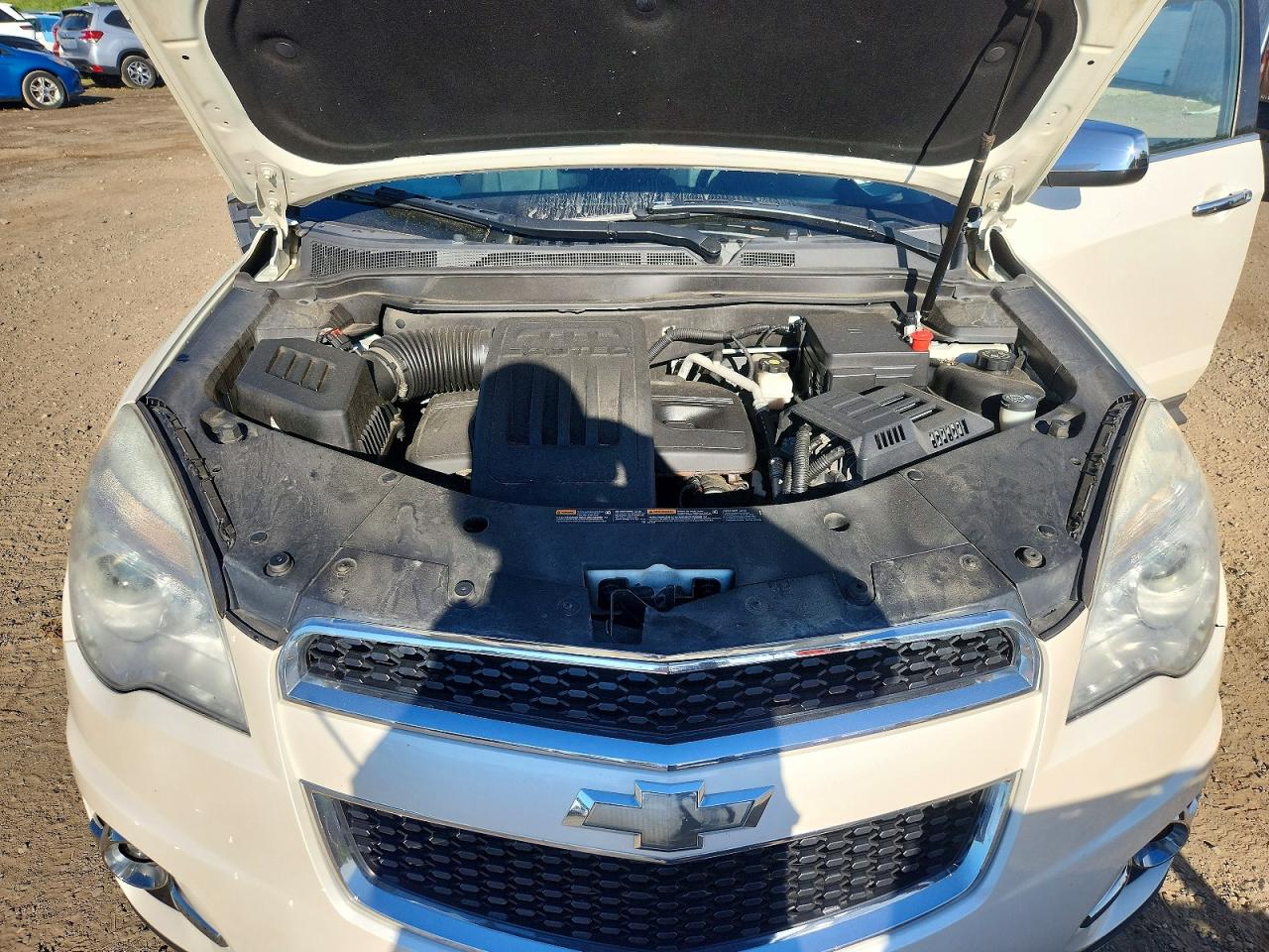 2013 Chevrolet Equinox Ltz White vin: 1GNALFEK7DZ128138