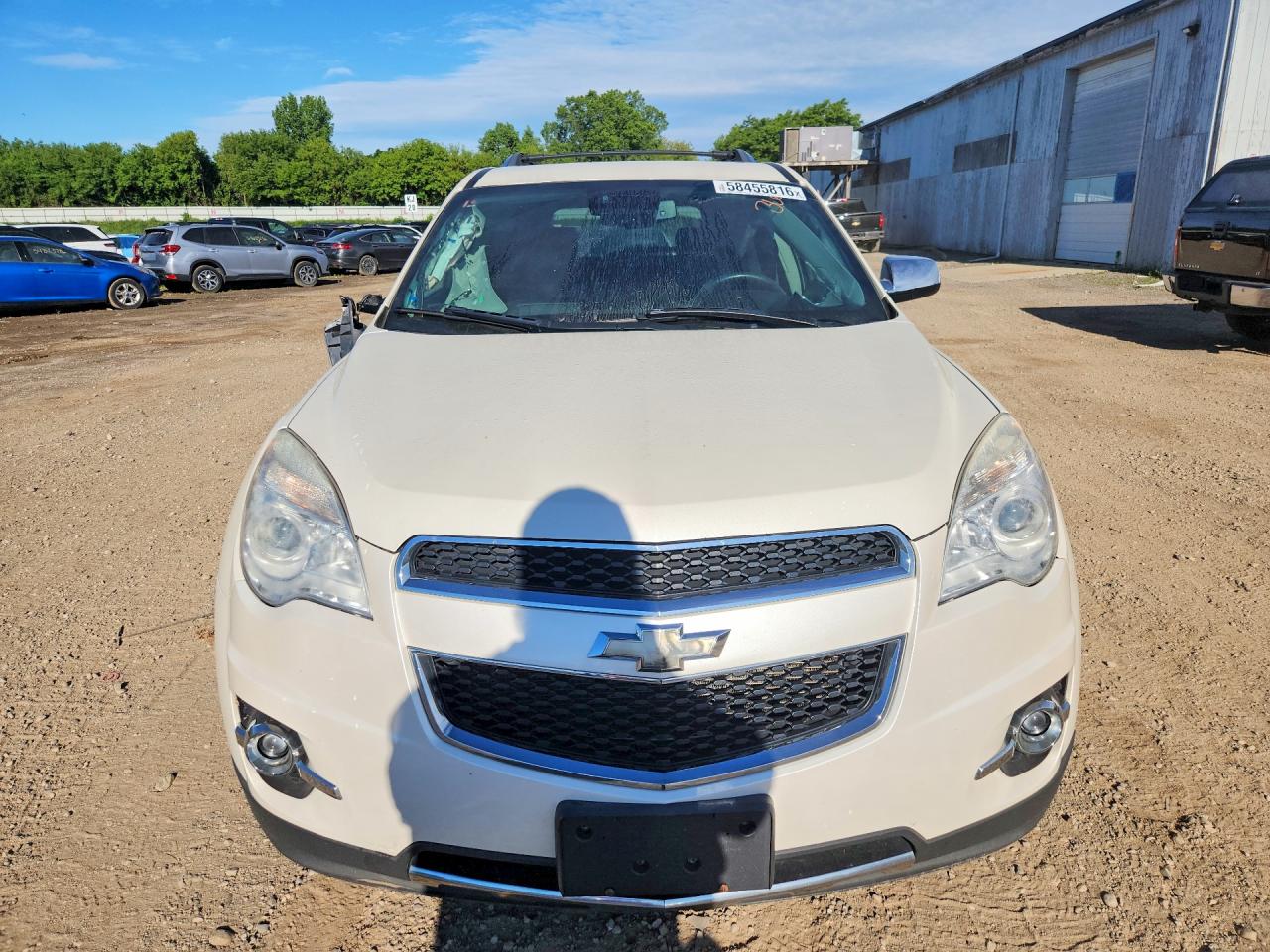 2013 Chevrolet Equinox Ltz White vin: 1GNALFEK7DZ128138