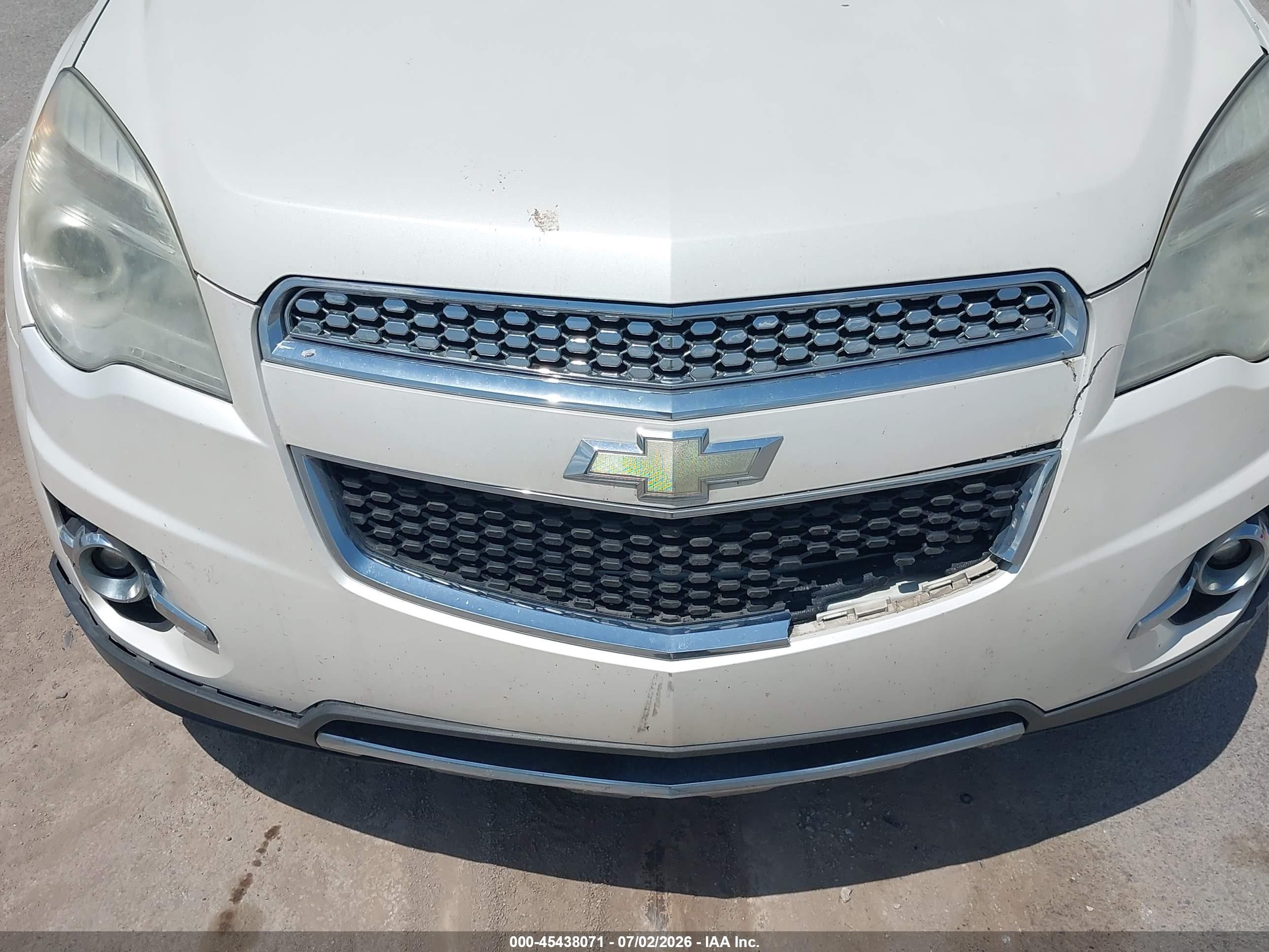 2013 Chevrolet Equinox Ltz Белый vin: 1GNALFEK8DZ130335