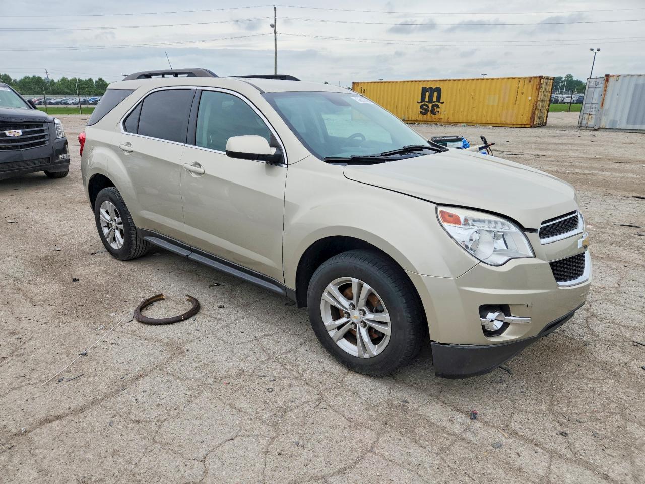 2013 Chevrolet Equinox Lt Cream vin: 1GNALPEK0DZ117200