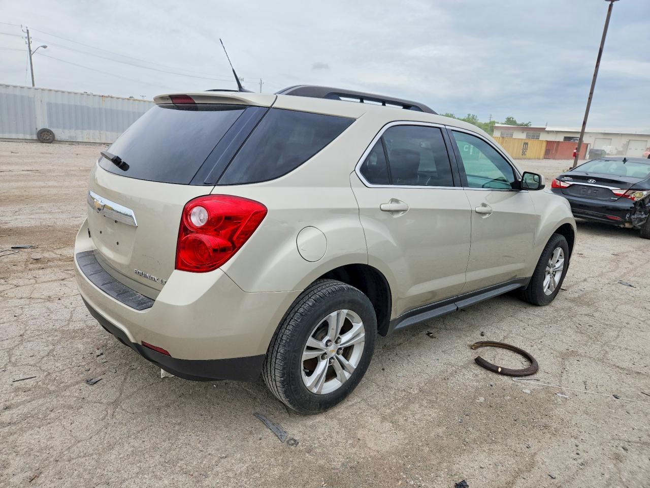 2013 Chevrolet Equinox Lt Cream vin: 1GNALPEK0DZ117200