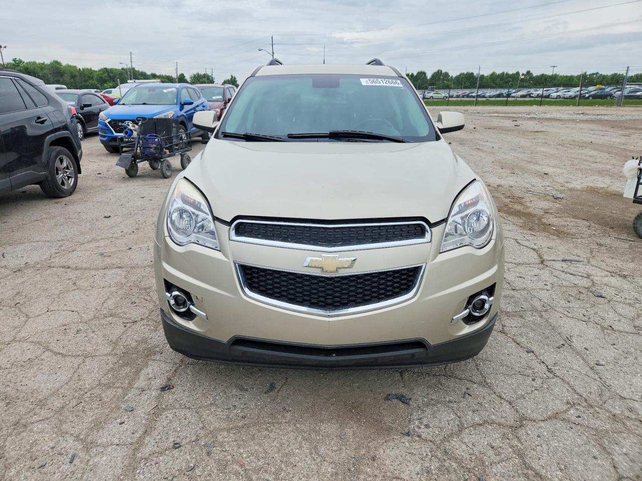 2013 Chevrolet Equinox Lt Cream vin: 1GNALPEK0DZ117200