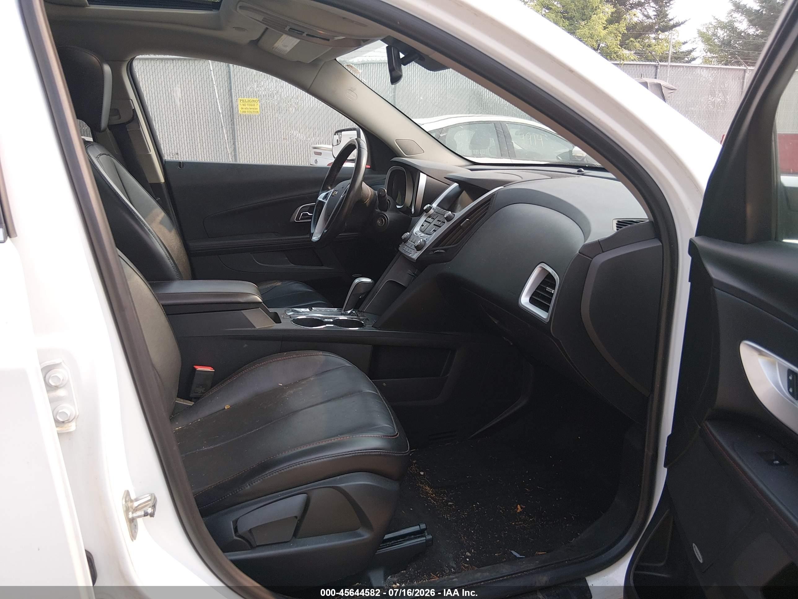 2013 Chevrolet Equinox Lt Белый vin: 1GNALPEK1DZ102186