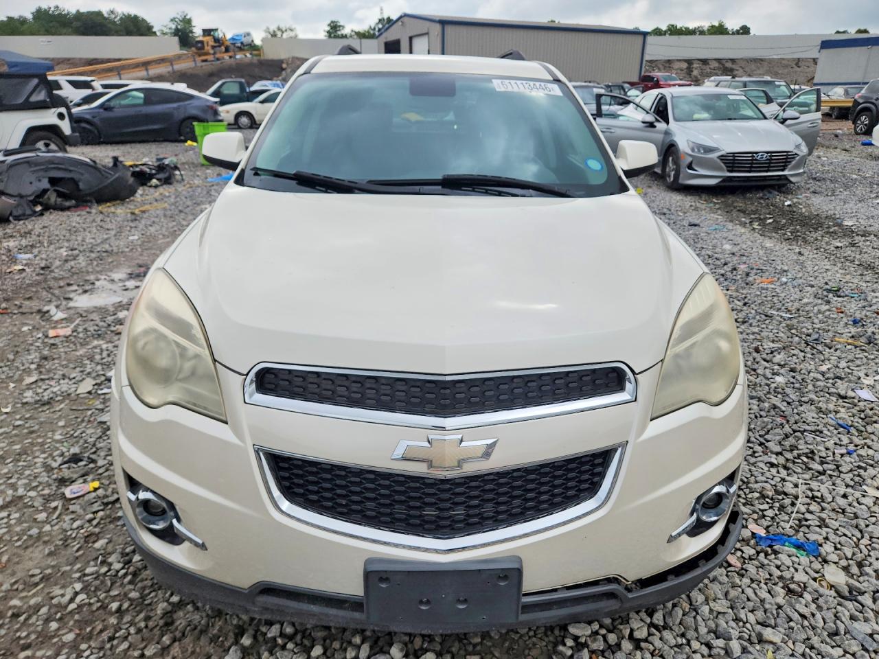 2013 Chevrolet Equinox Lt White vin: 1GNALPEK2DZ120292