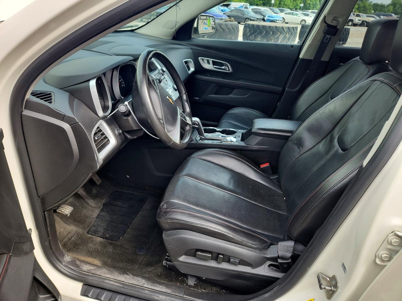 2013 Chevrolet Equinox Lt White vin: 1GNALPEK2DZ120292