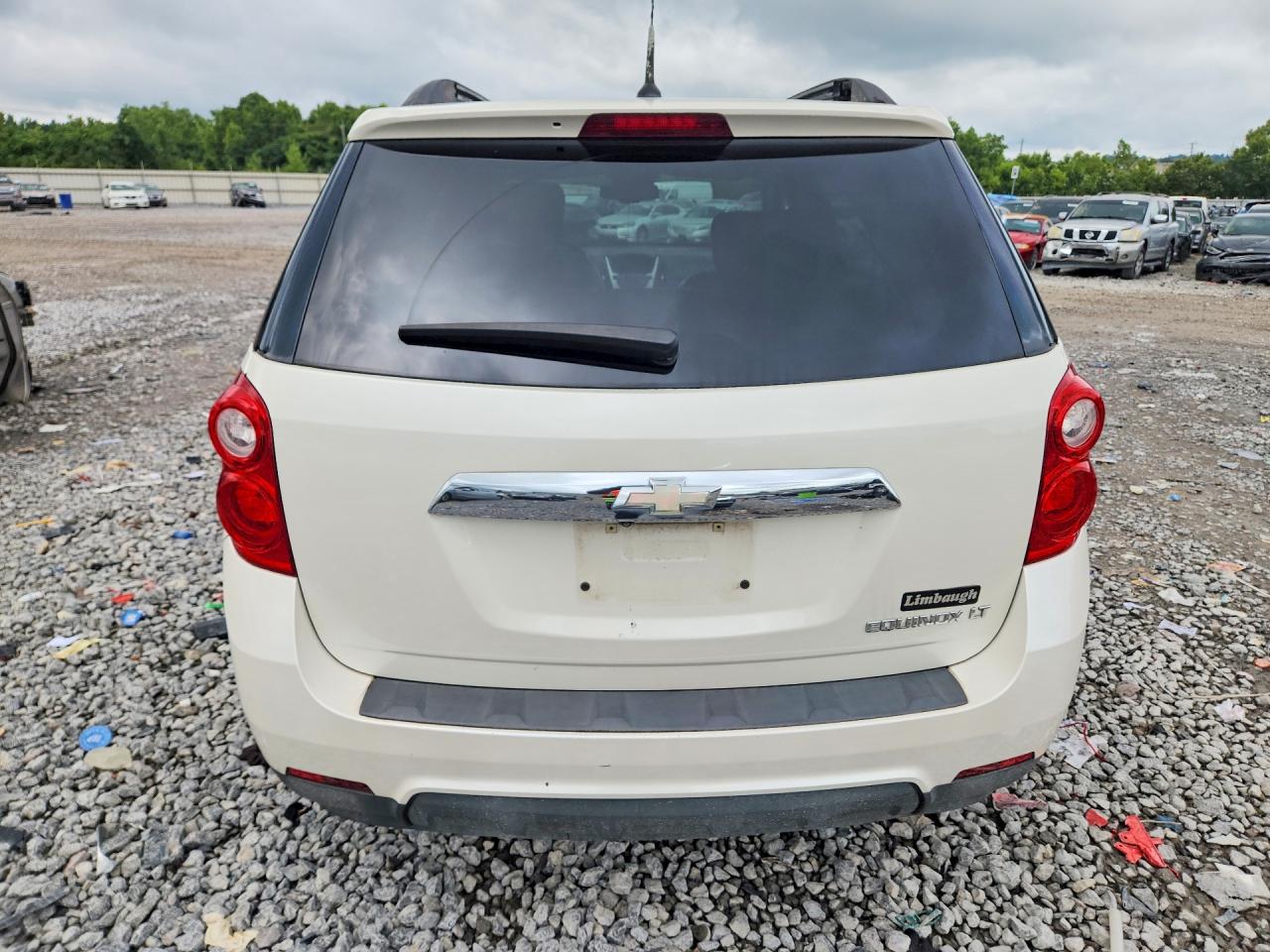2013 Chevrolet Equinox Lt White vin: 1GNALPEK2DZ120292