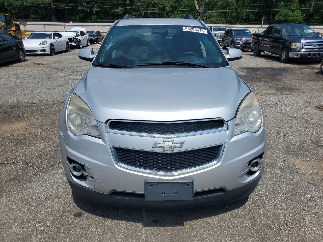 2013 Chevrolet Equinox Lt Silver vin: 1GNALPEK4DZ110914