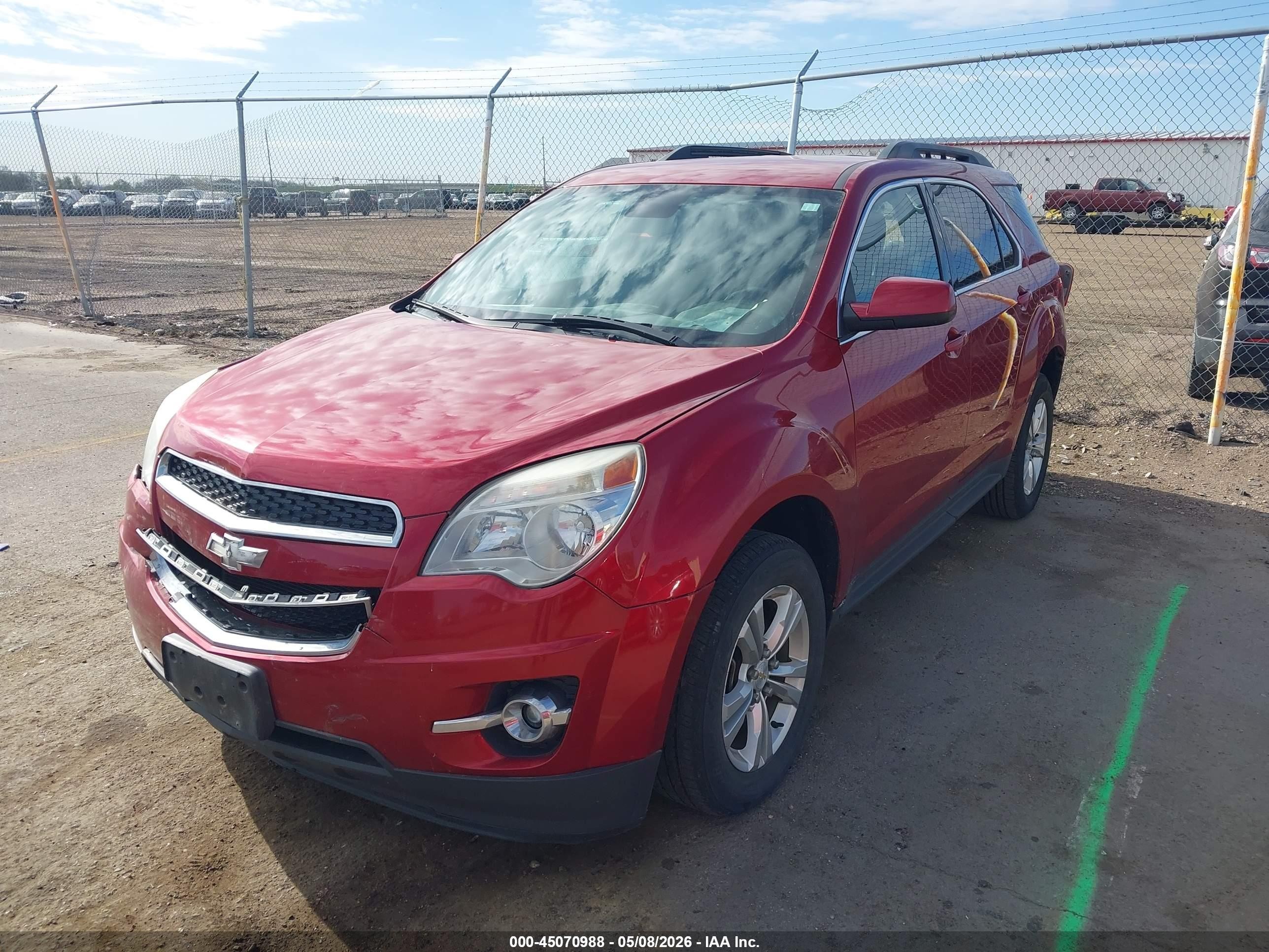 2013 Chevrolet Equinox 2lt Красный vin: 1GNALPEK5DZ114566