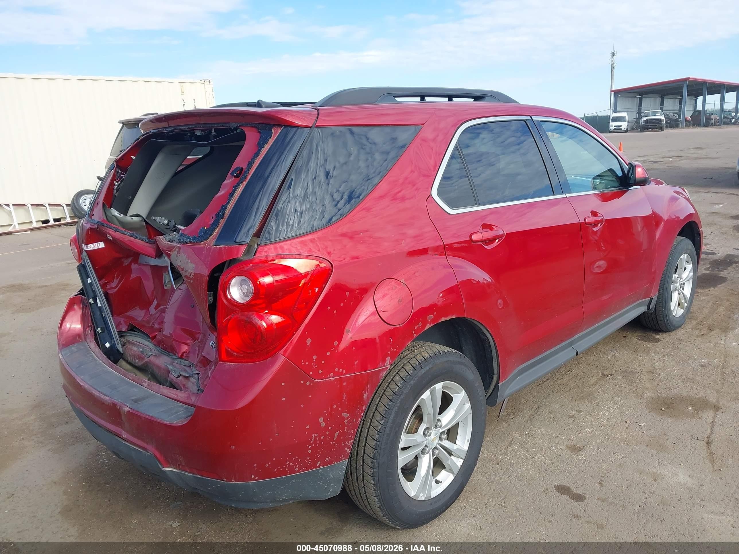 2013 Chevrolet Equinox 2lt Красный vin: 1GNALPEK5DZ114566