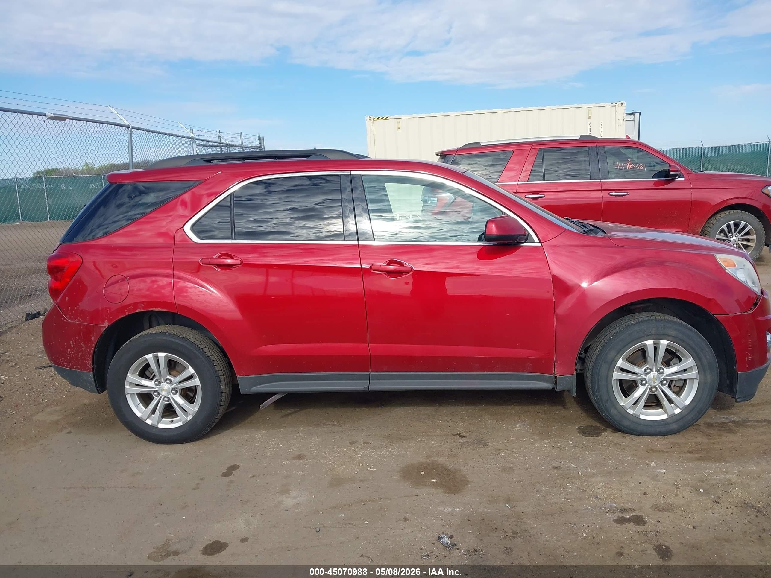 2013 Chevrolet Equinox 2lt Красный vin: 1GNALPEK5DZ114566