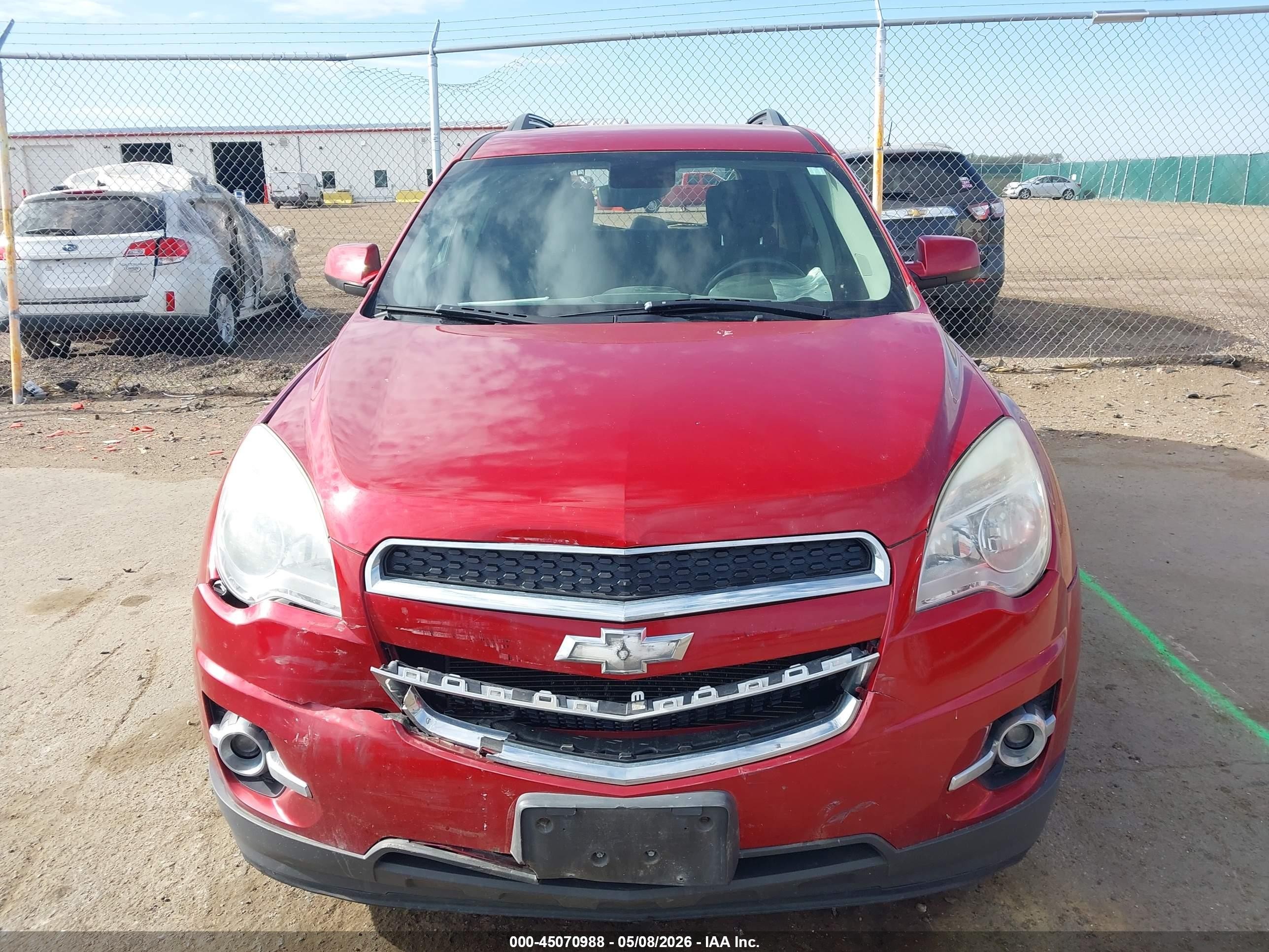 2013 Chevrolet Equinox 2lt Красный vin: 1GNALPEK5DZ114566