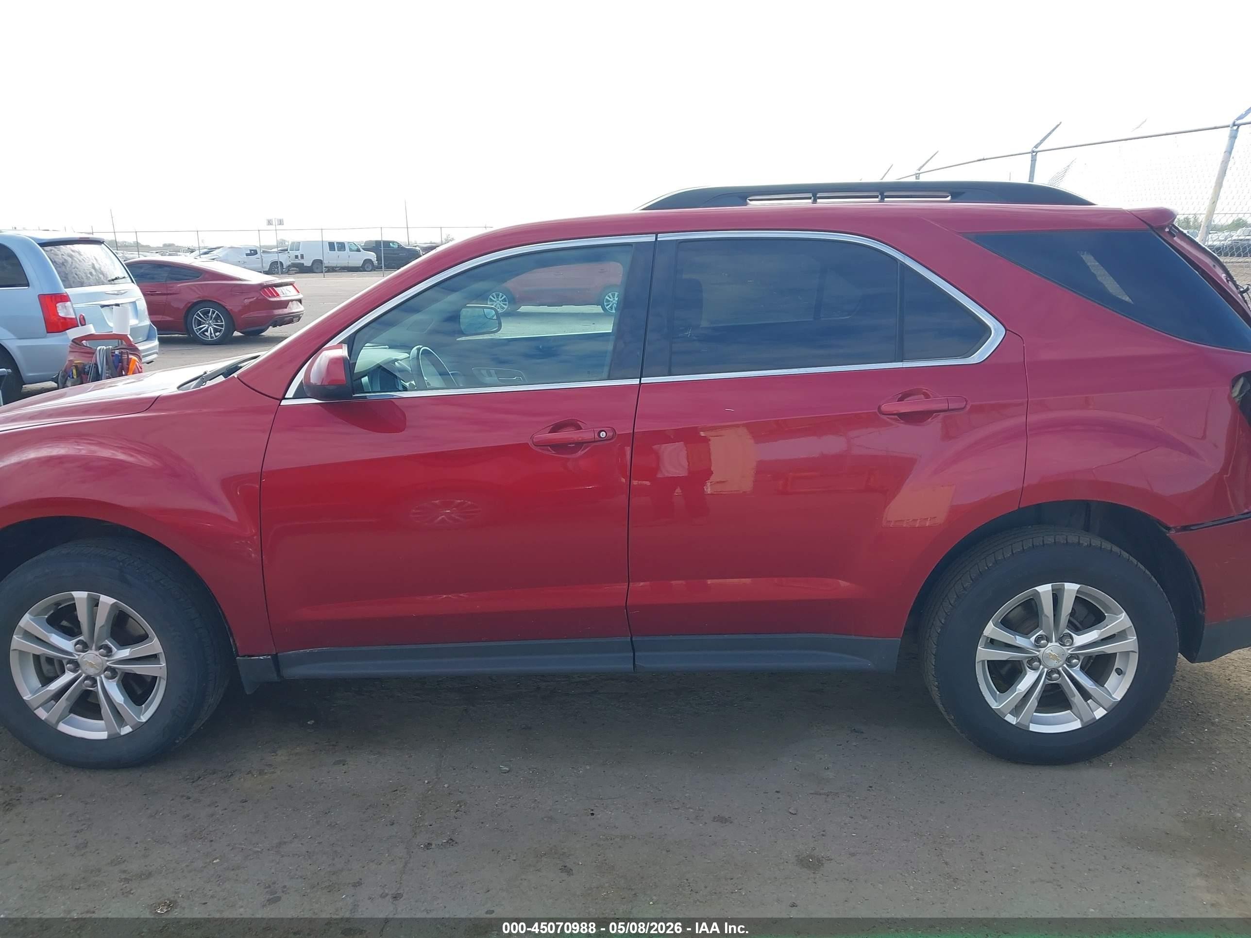 2013 Chevrolet Equinox 2lt Красный vin: 1GNALPEK5DZ114566