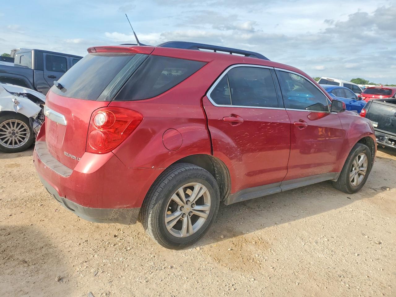 2013 Chevrolet Equinox Lt Red vin: 1GNALPEK7DZ115959