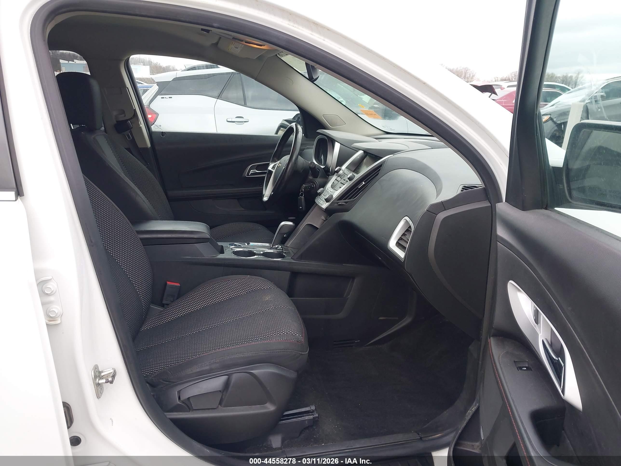 2013 Chevrolet Equinox 2lt White vin: 1GNALPEK9DZ103702