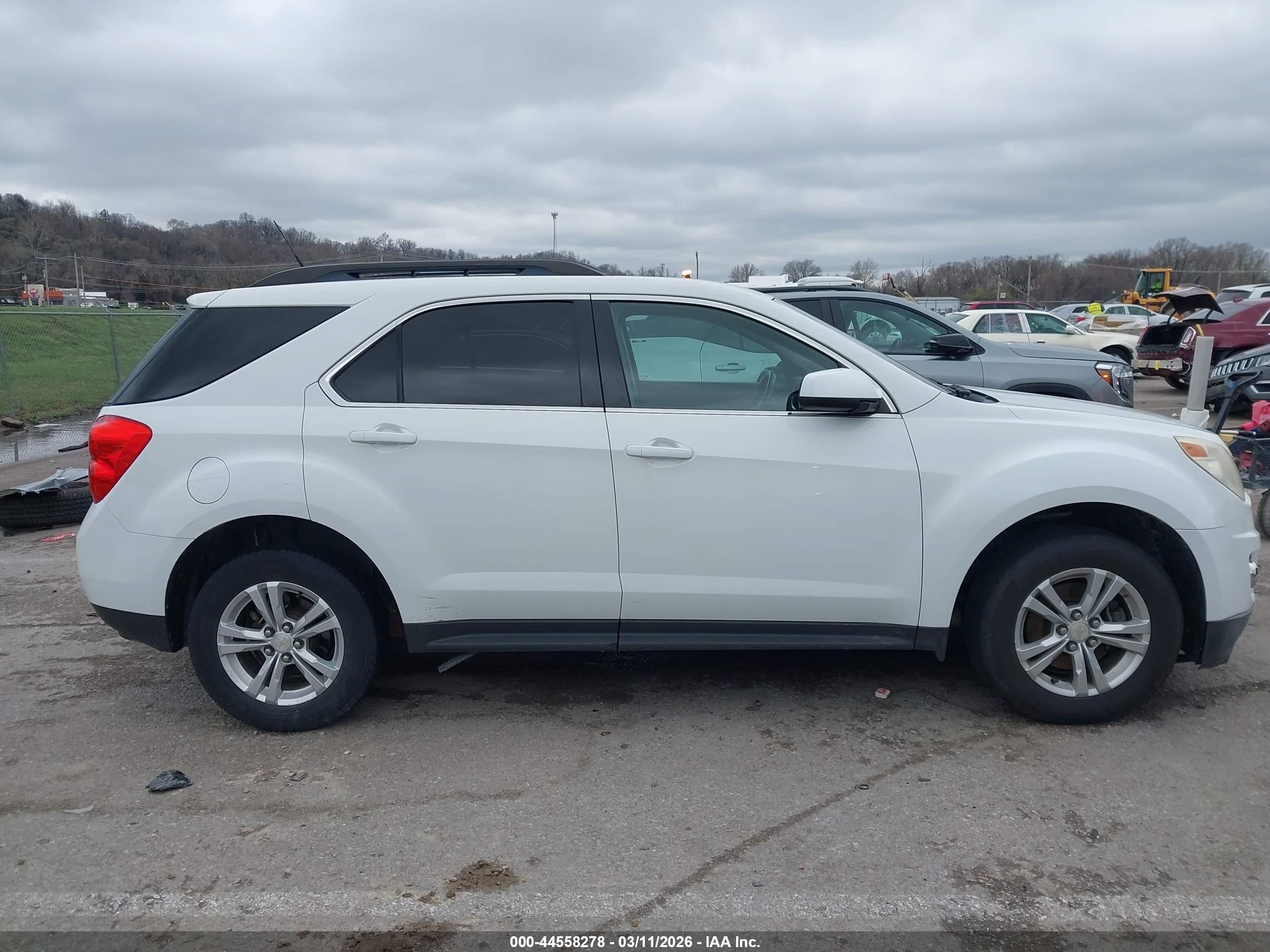 2013 Chevrolet Equinox 2lt White vin: 1GNALPEK9DZ103702